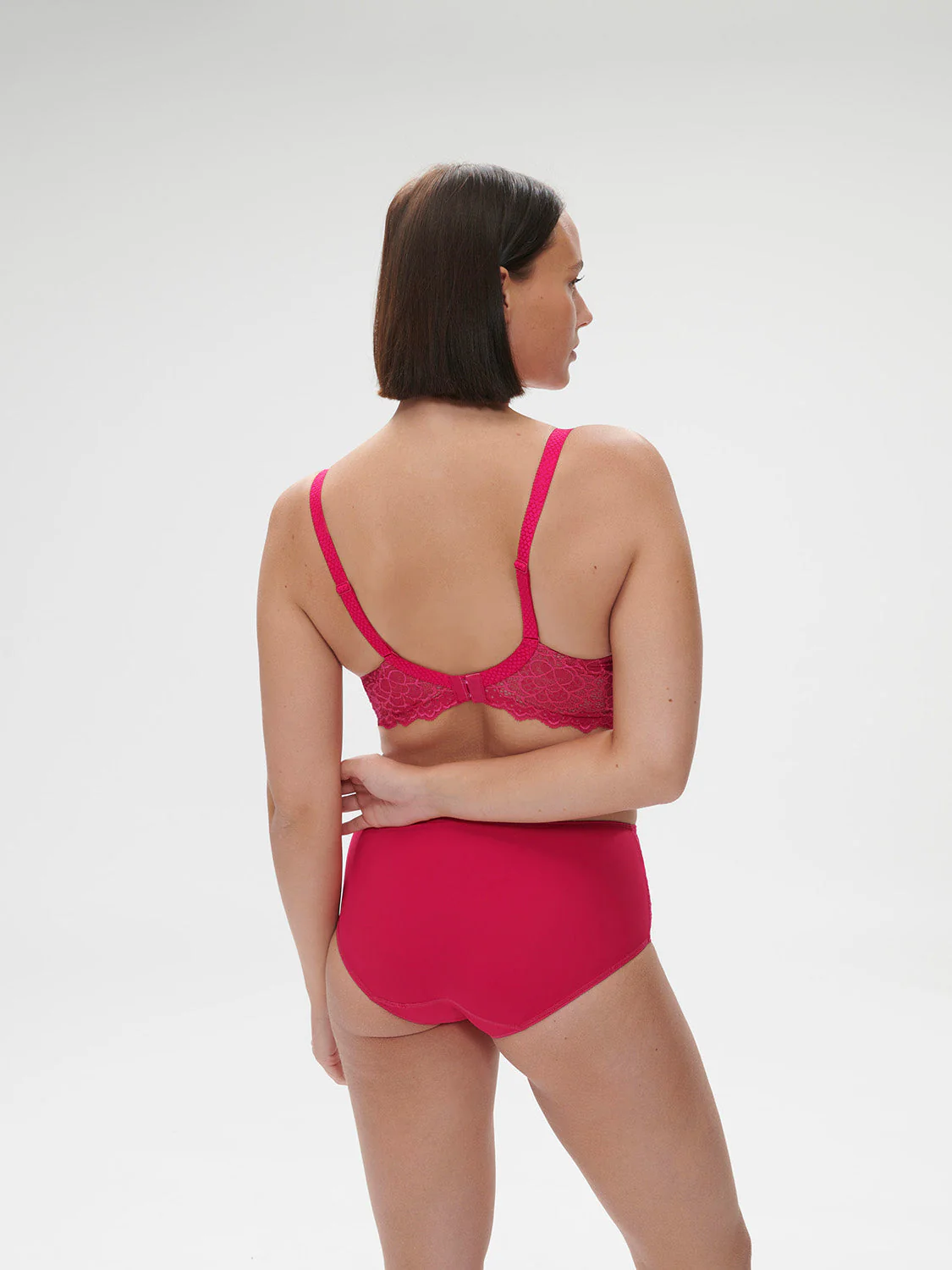 Spacer plunge bra - Teaberry Pink - Image 10