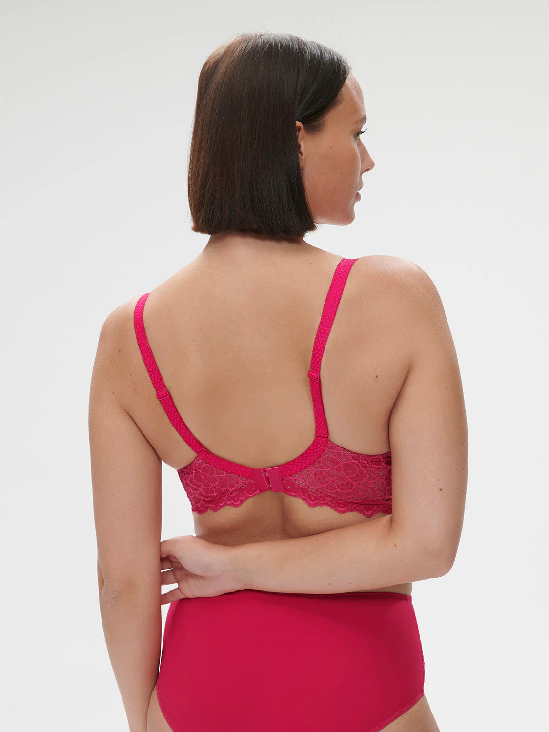 Spacer plunge bra - Teaberry Pink - Image 7