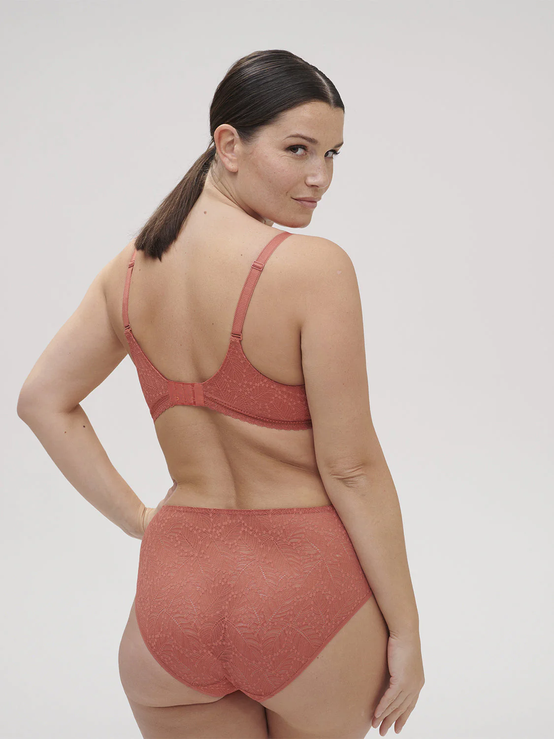 Spacer plunge bra - Texas Pink - Image 11