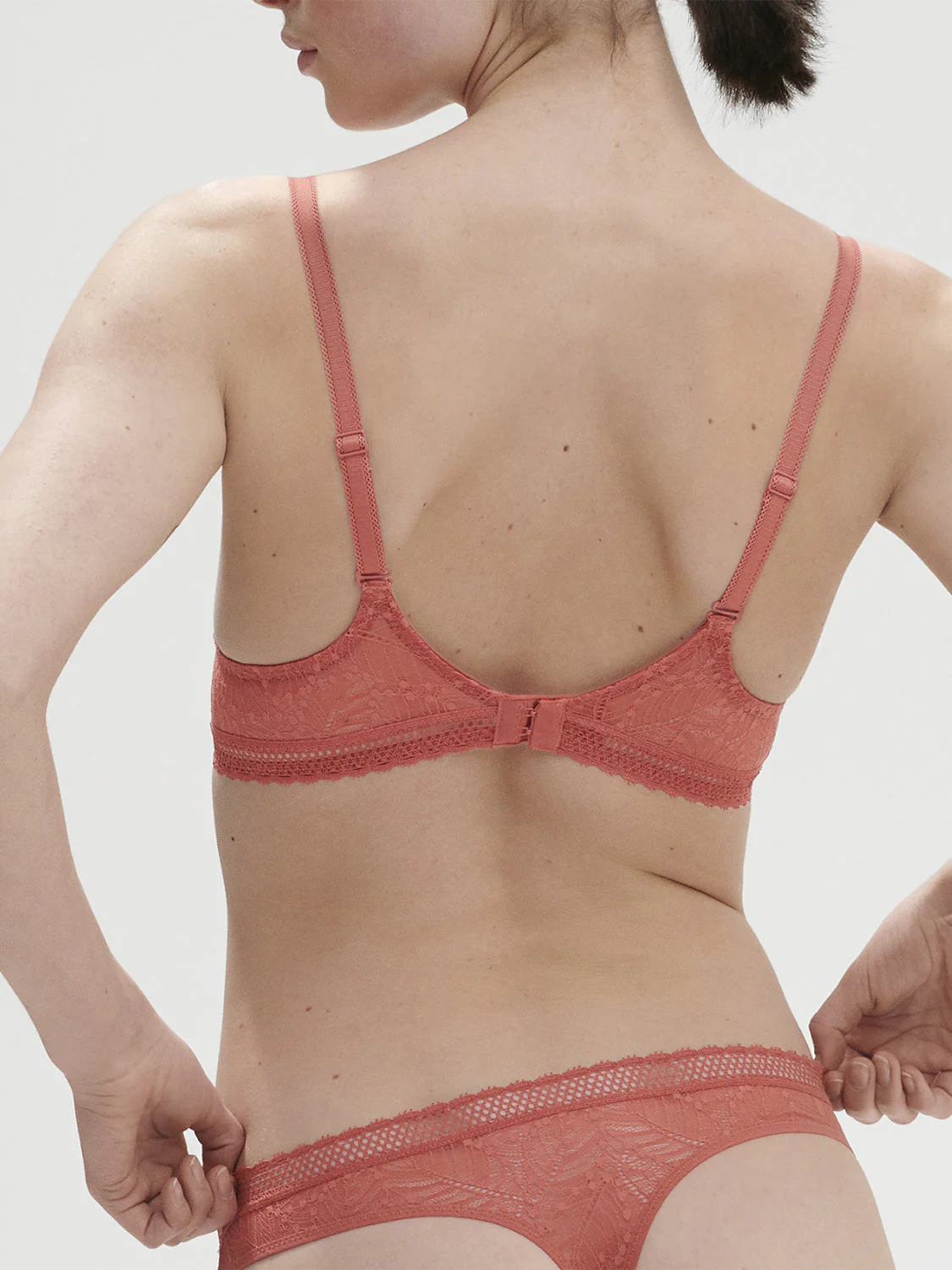 Spacer plunge bra - Texas Pink - Image 2