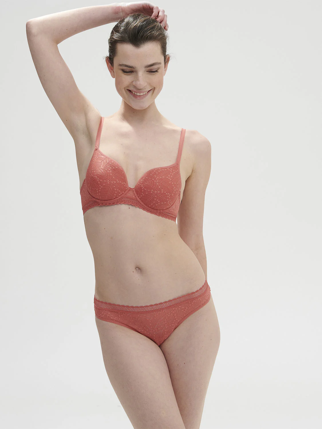 Spacer plunge bra - Texas Pink - Image 3