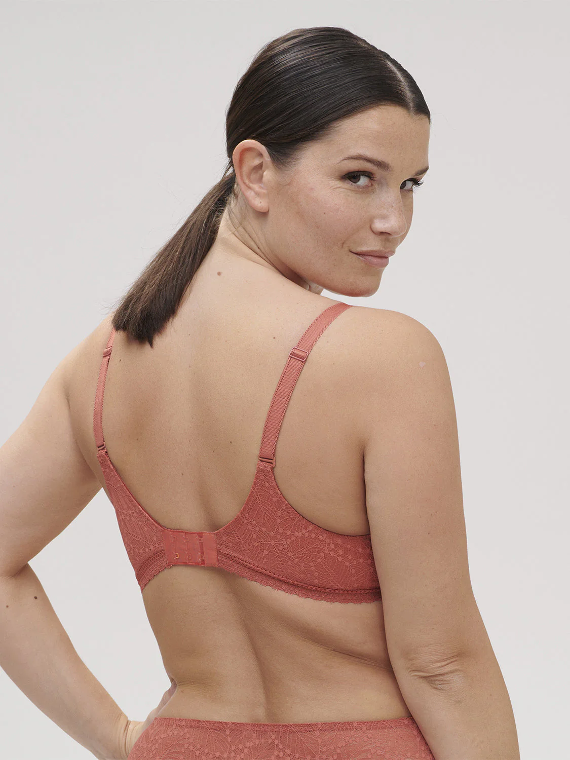 Spacer plunge bra - Texas Pink - Image 9
