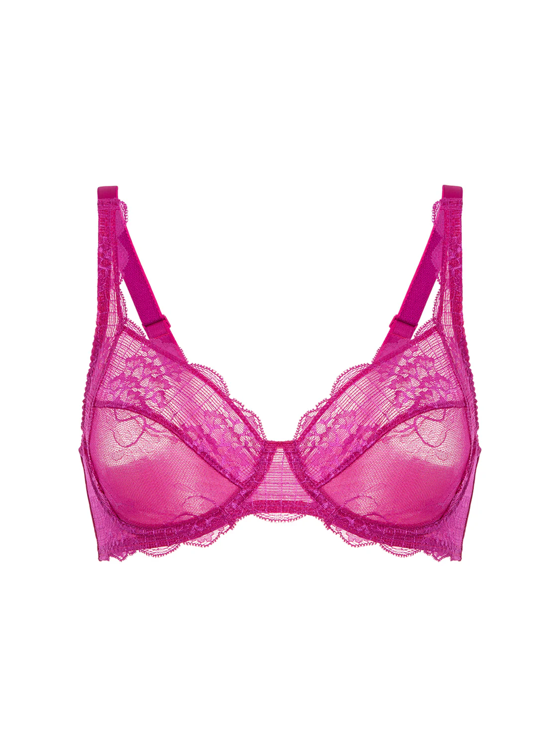 Squared neckline full cup bra - Azalea - Image 13