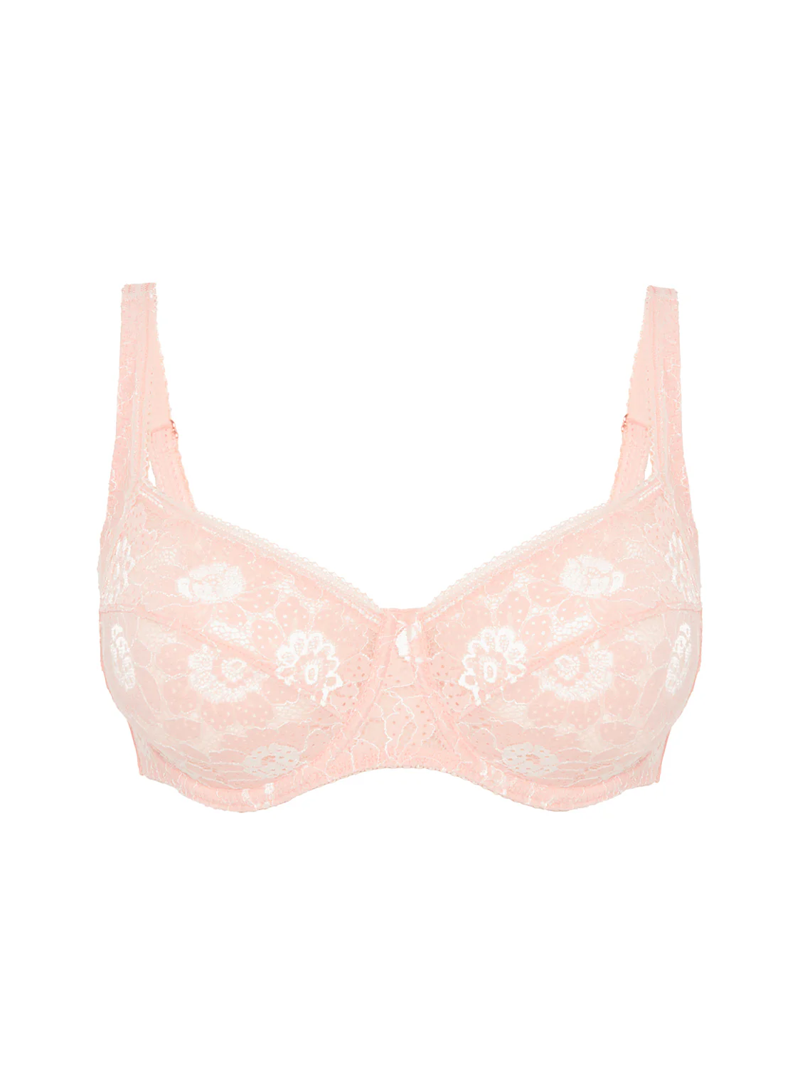Squared neckline full cup bra - Ballet Pink - Image 6