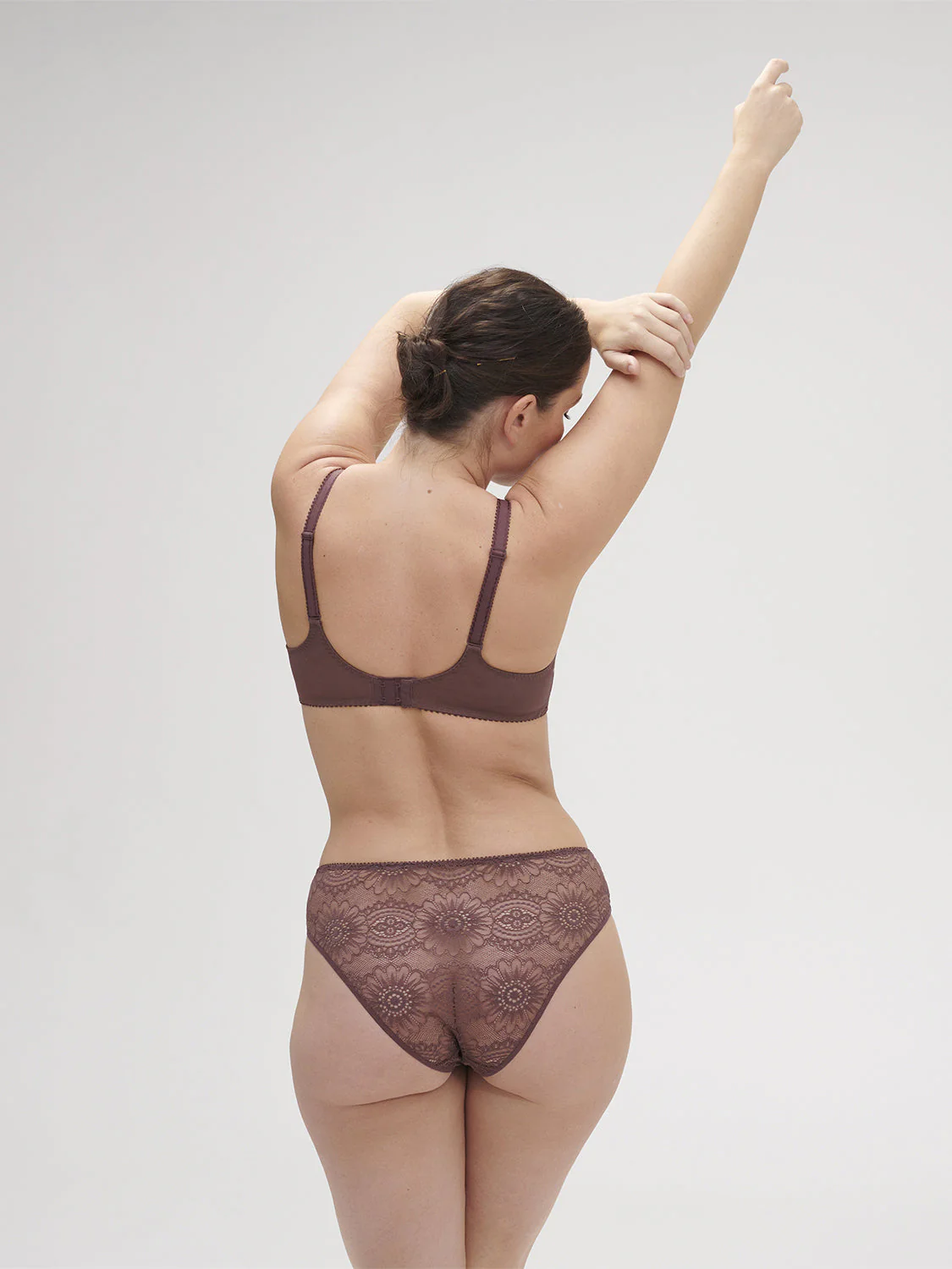 Squared neckline full cup bra - Byzantine - Image 4