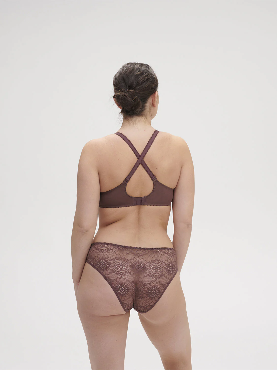 Squared neckline full cup bra - Byzantine - Image 6