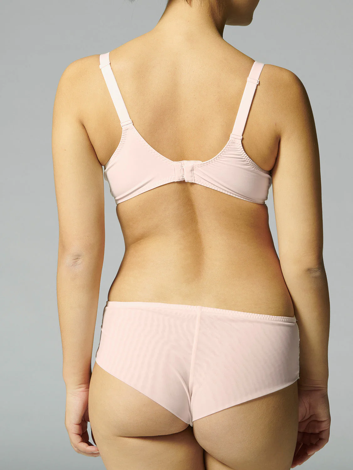 Squared neckline full cup bra - Sakura pink - Image 11