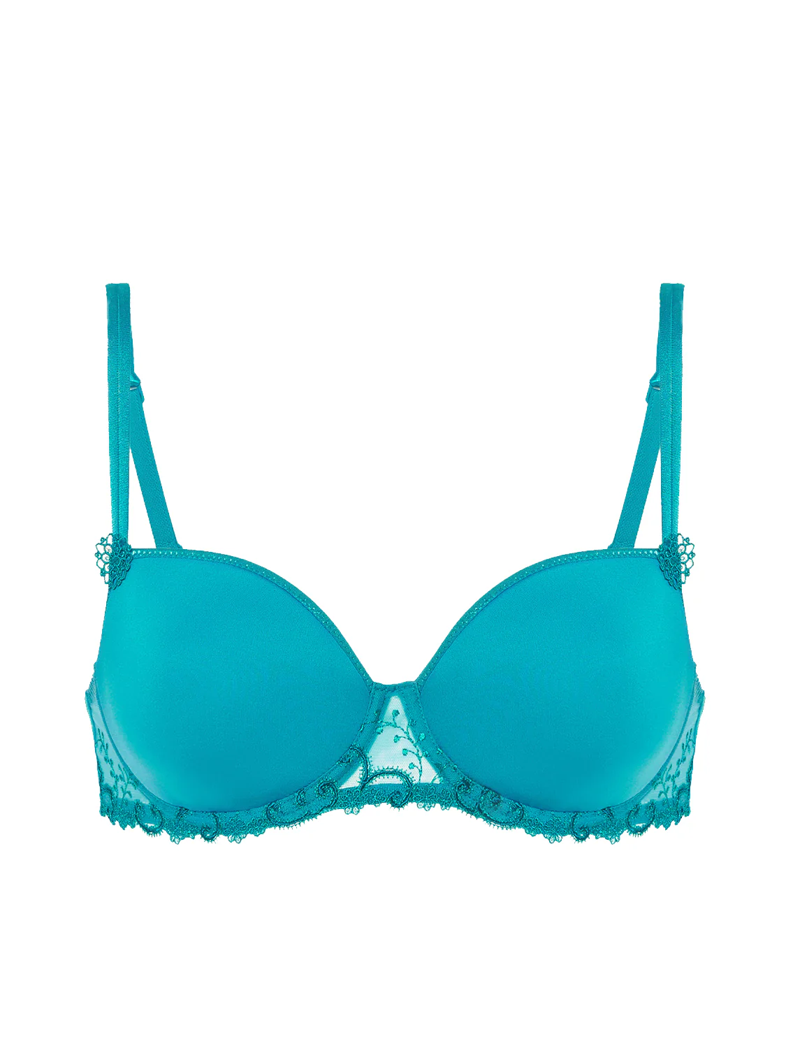 Squared neckline spacer bra - Atoll Blue - Image 6