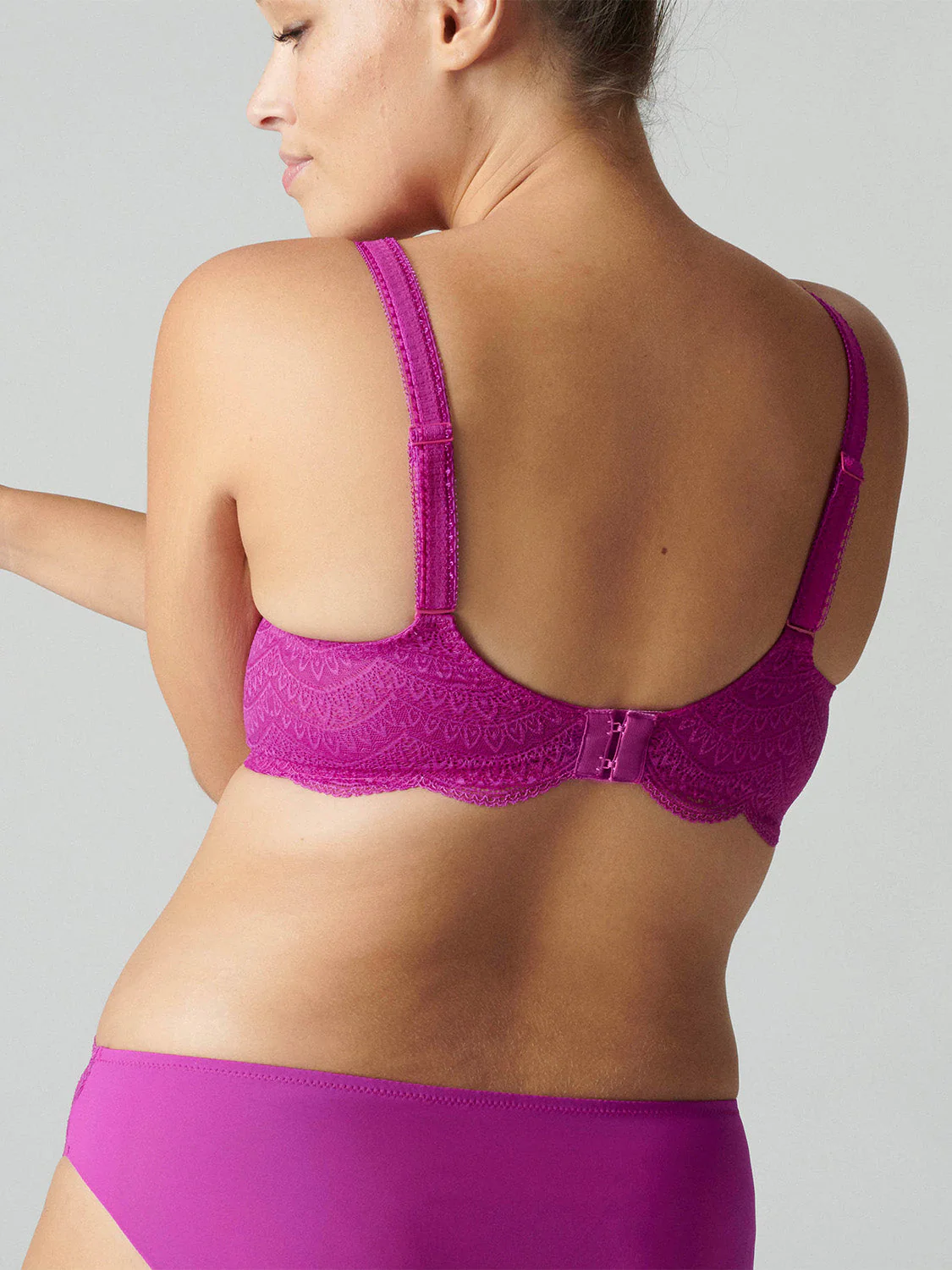 Squared neckline spacer bra - Bougainvillea - Image 10