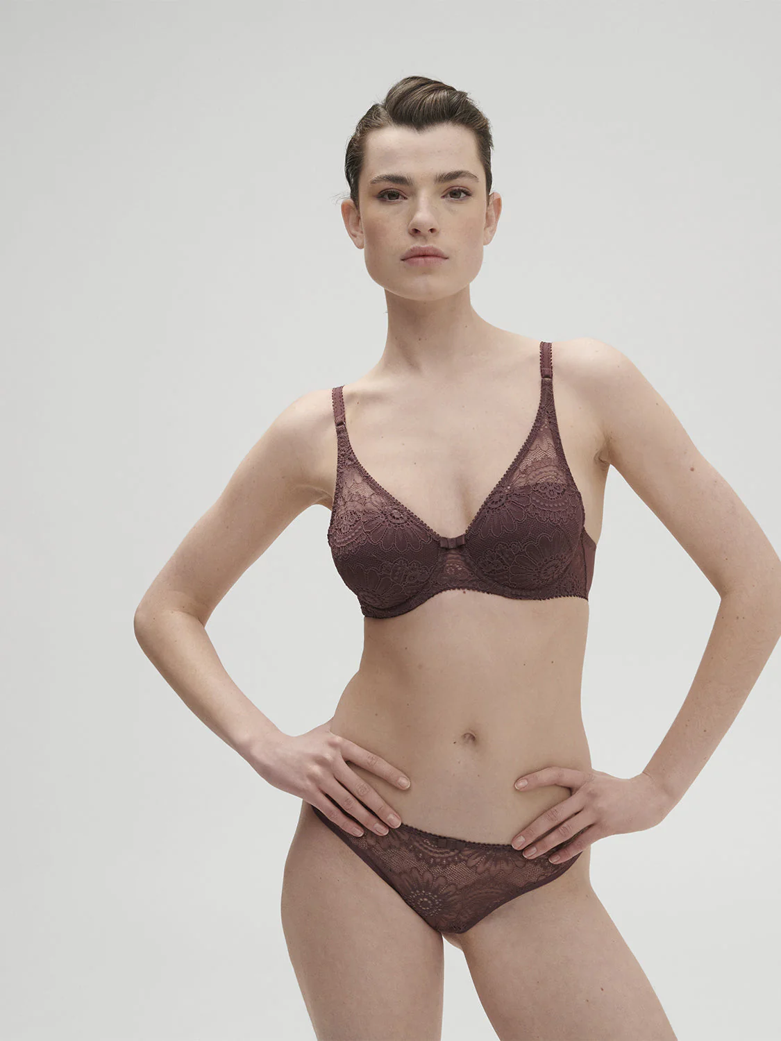 Squared neckline spacer bra - Byzantine - Image 5