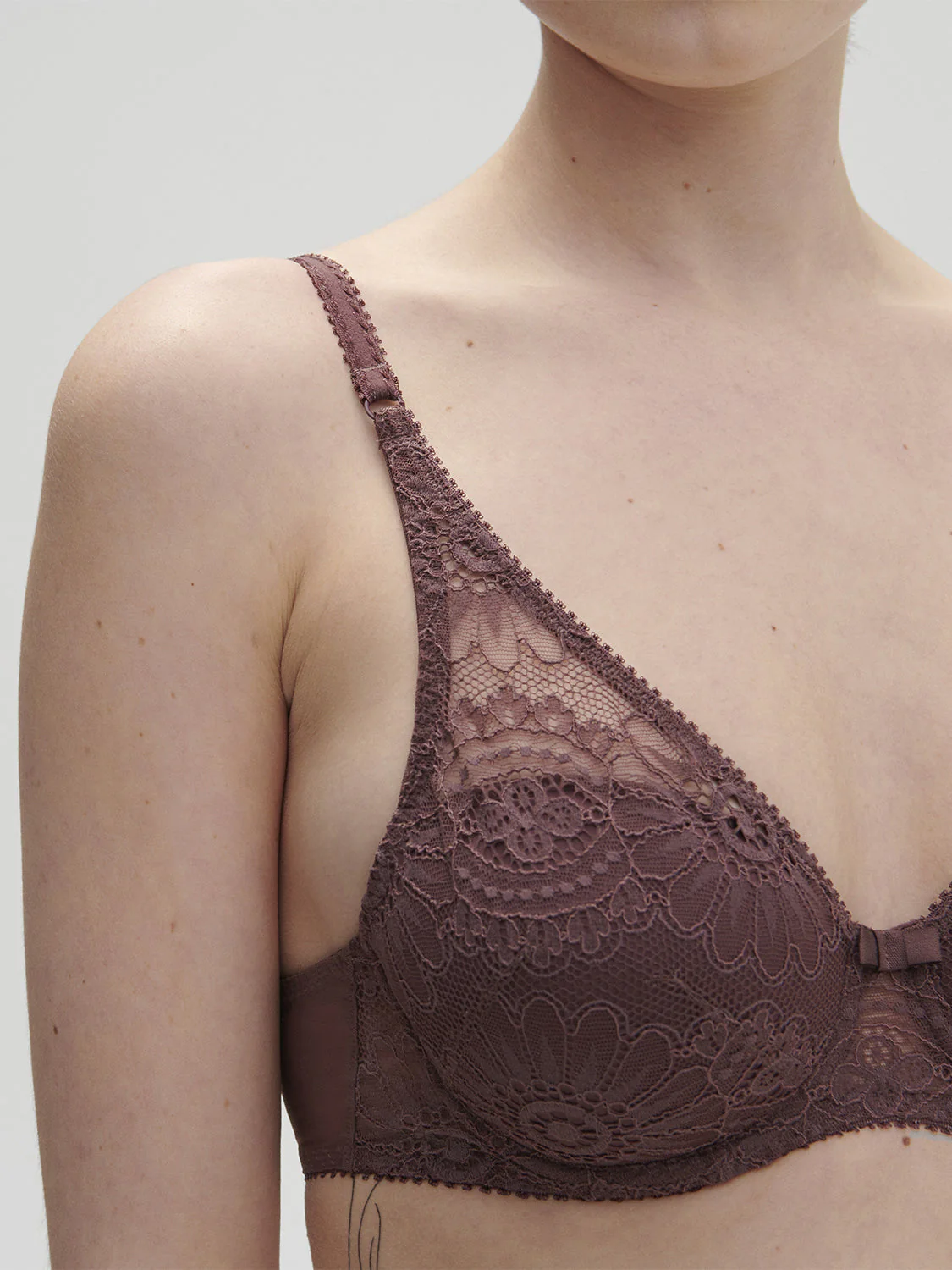 Squared neckline spacer bra - Byzantine - Image 8