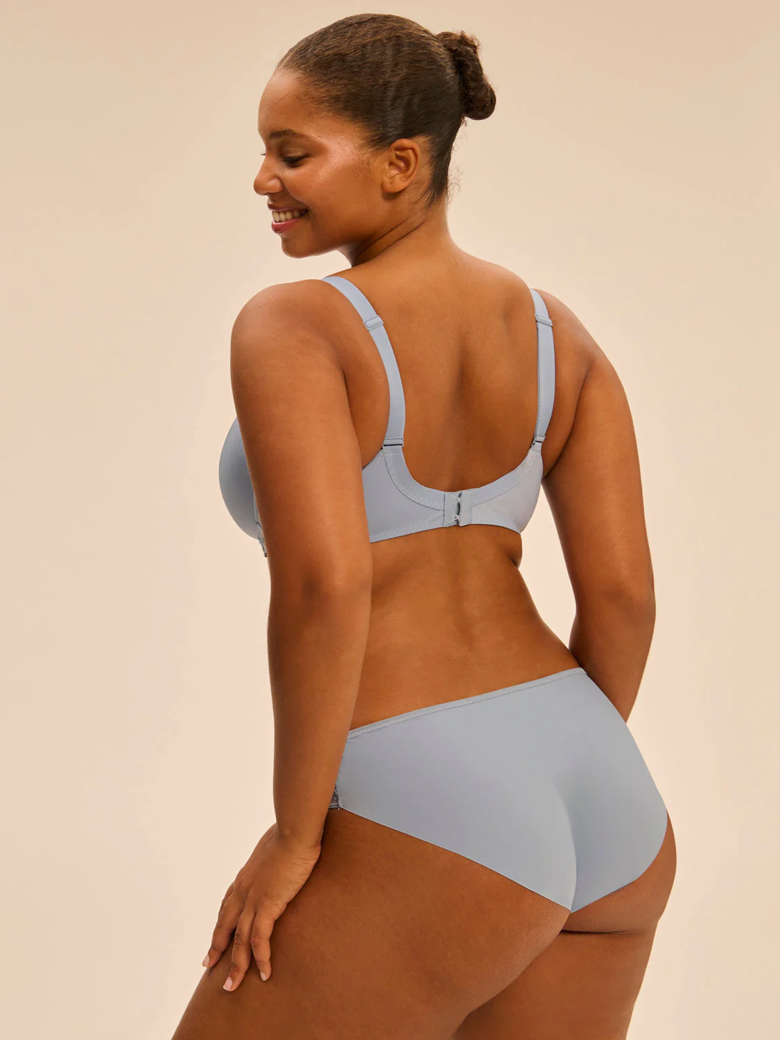 Squared neckline spacer bra - Dream Blue - Image 12