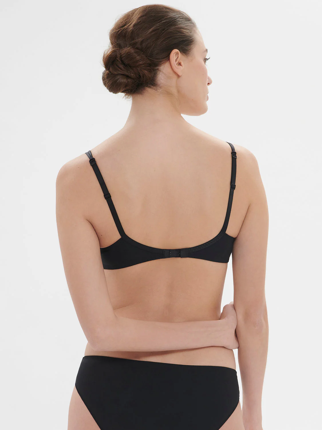 Squared neckline spacer bra - Gem Black - Image 3