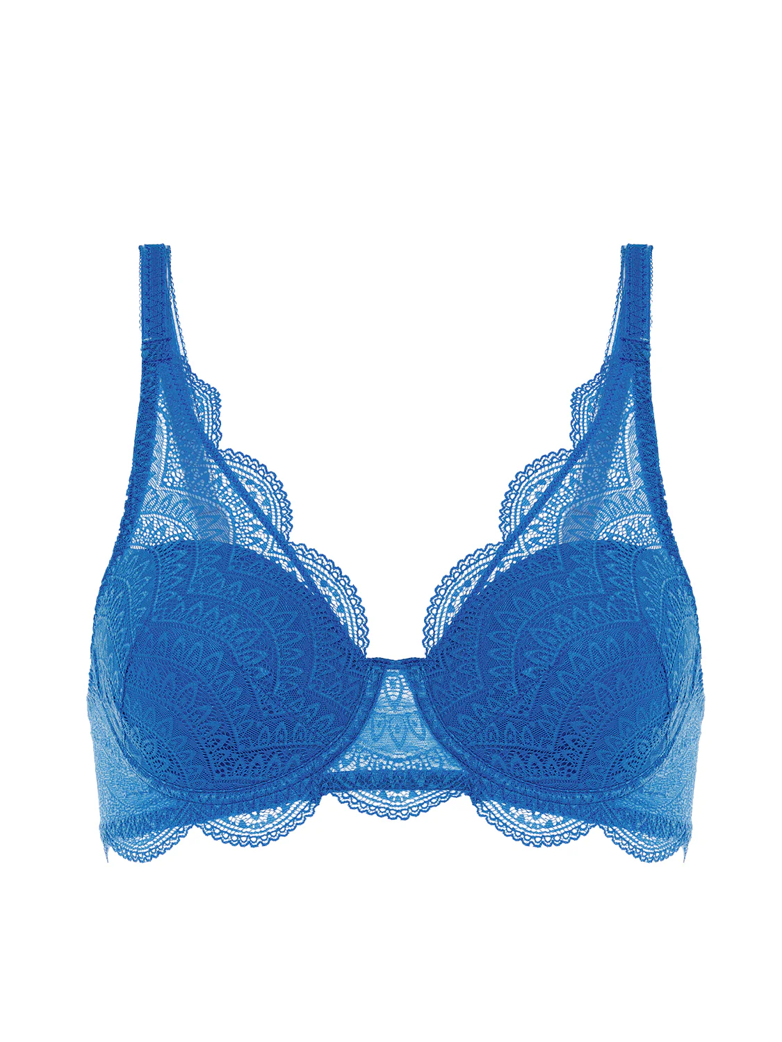 Squared neckline spacer bra - Myosotis Blue - Image 14