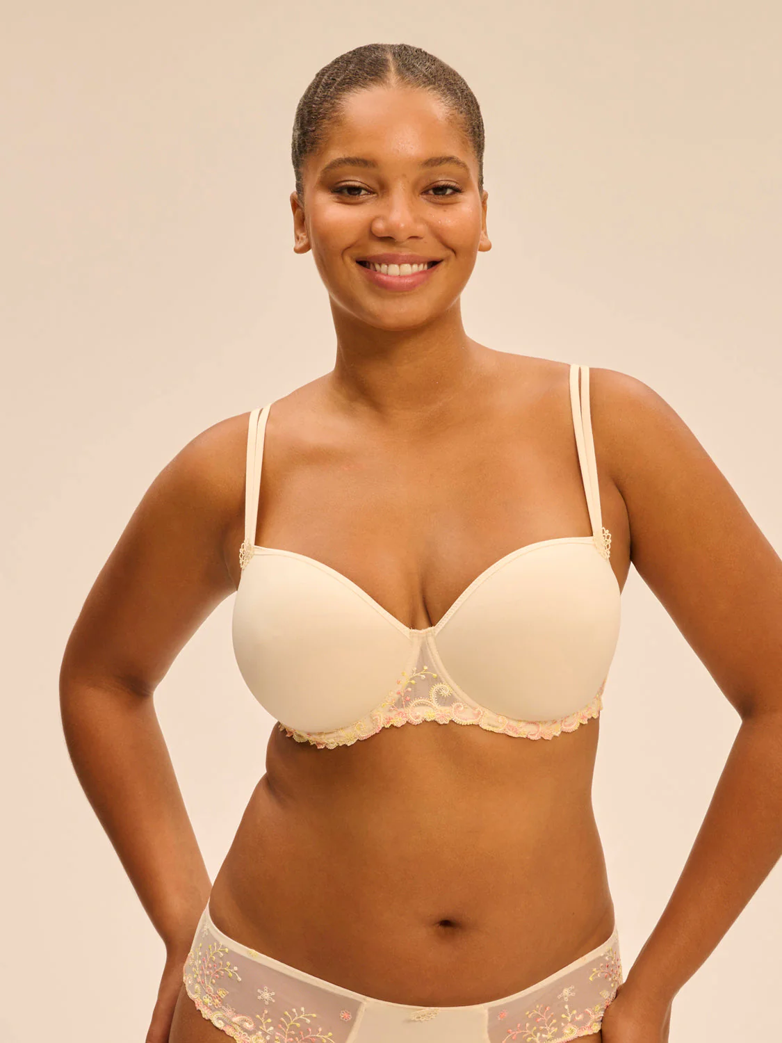 Squared neckline spacer bra - Pampa - Image 7