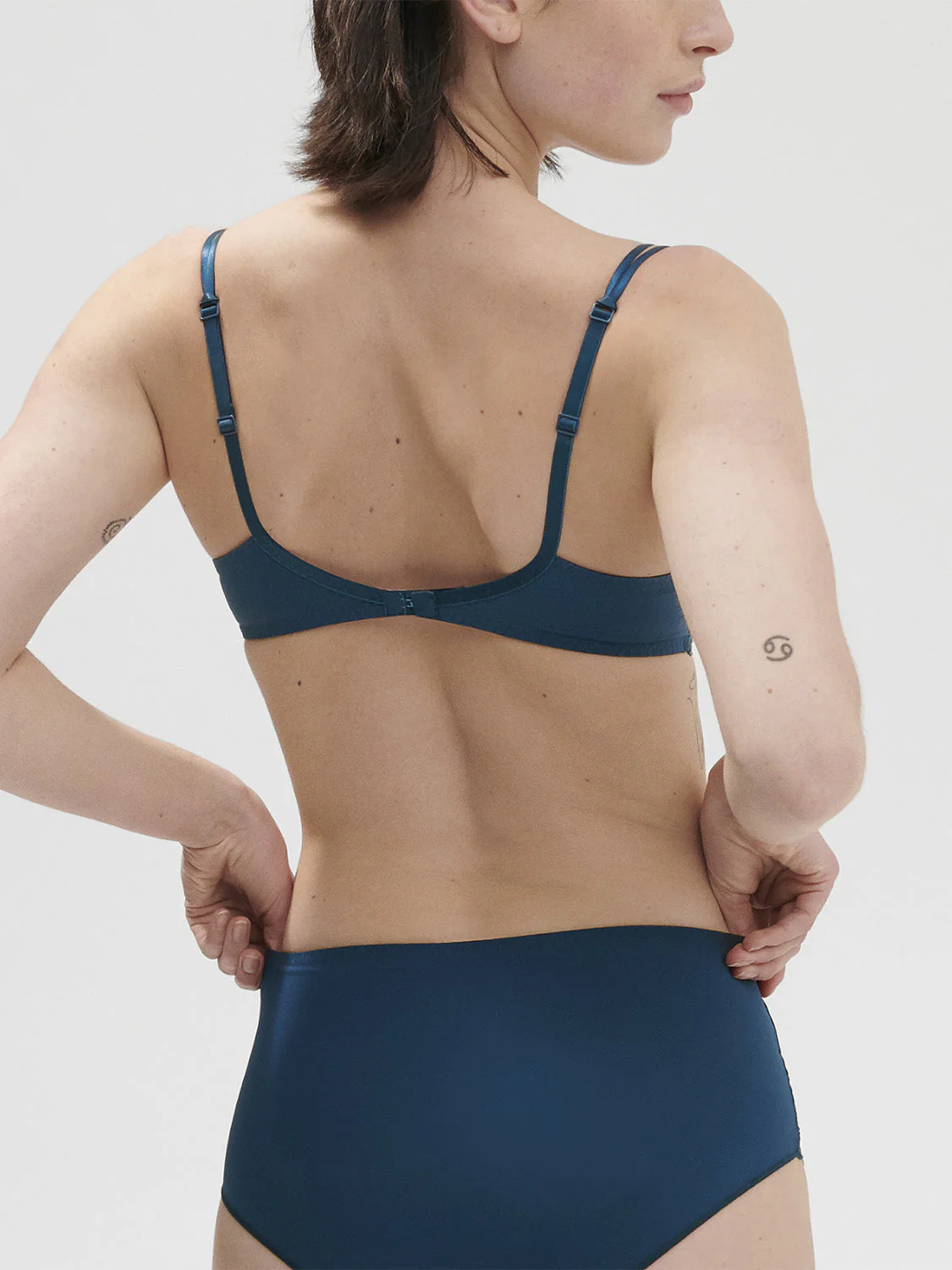 Squared neckline spacer bra - Prestige Blue - Image 2