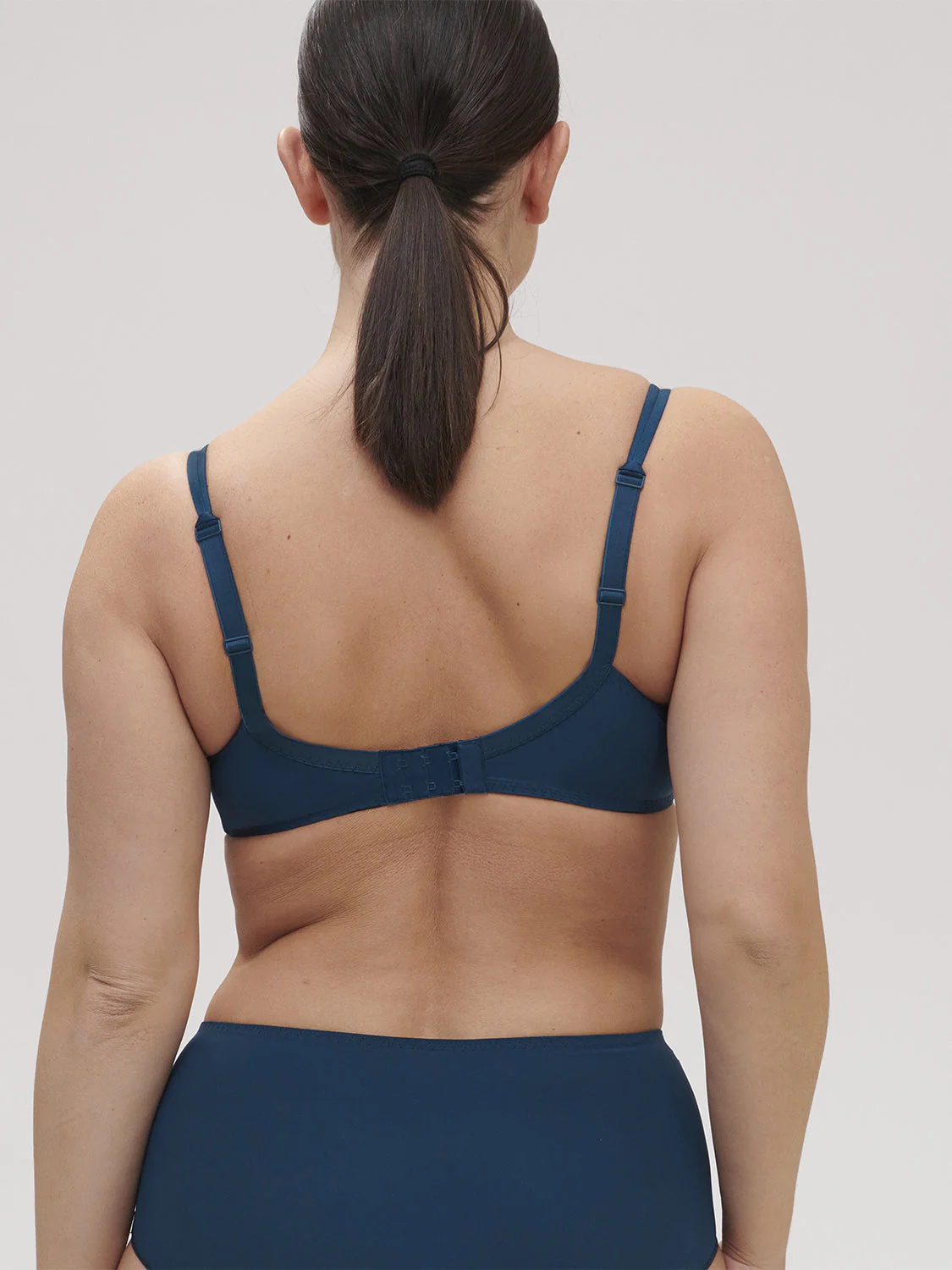 Squared neckline spacer bra - Prestige Blue - Image 7