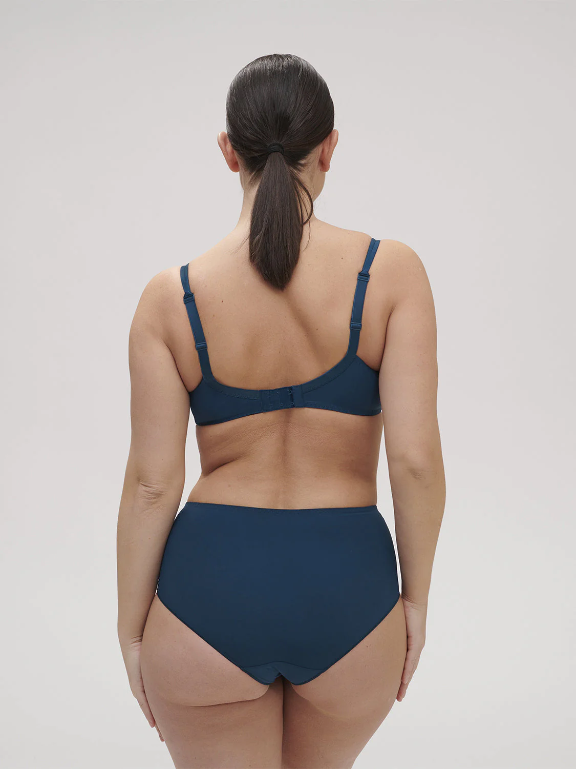 Squared neckline spacer bra - Prestige Blue - Image 9