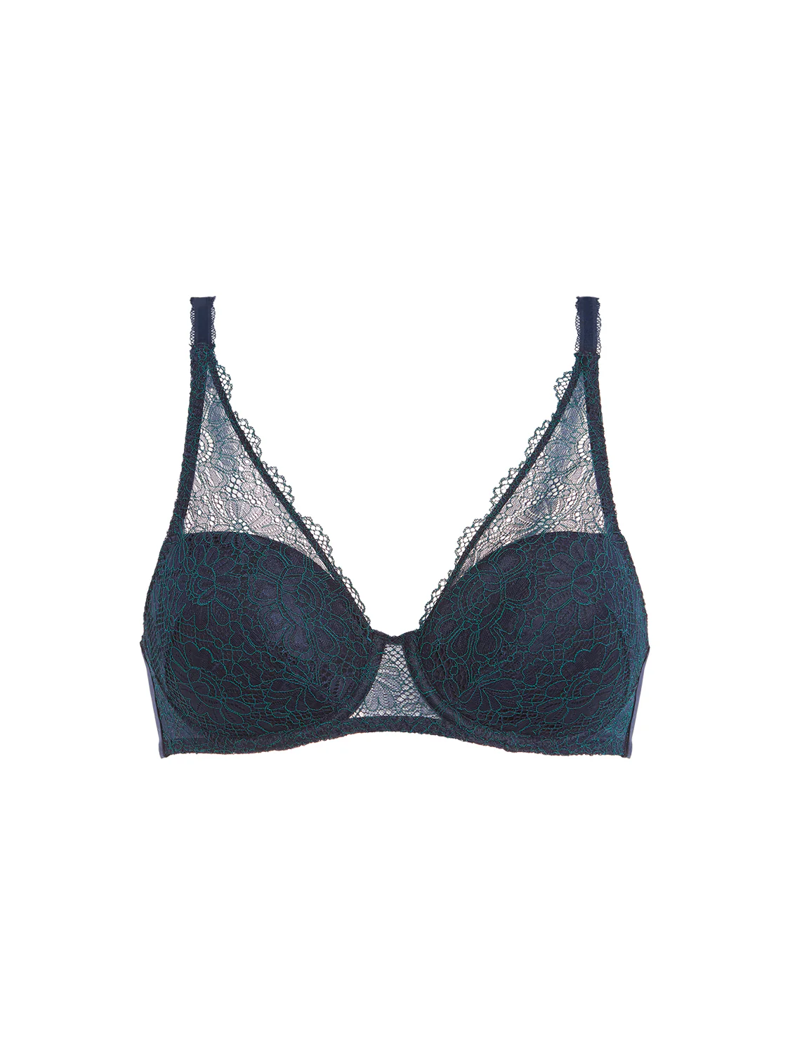 Squared neckline spacer bra - Sapphire - Image 15