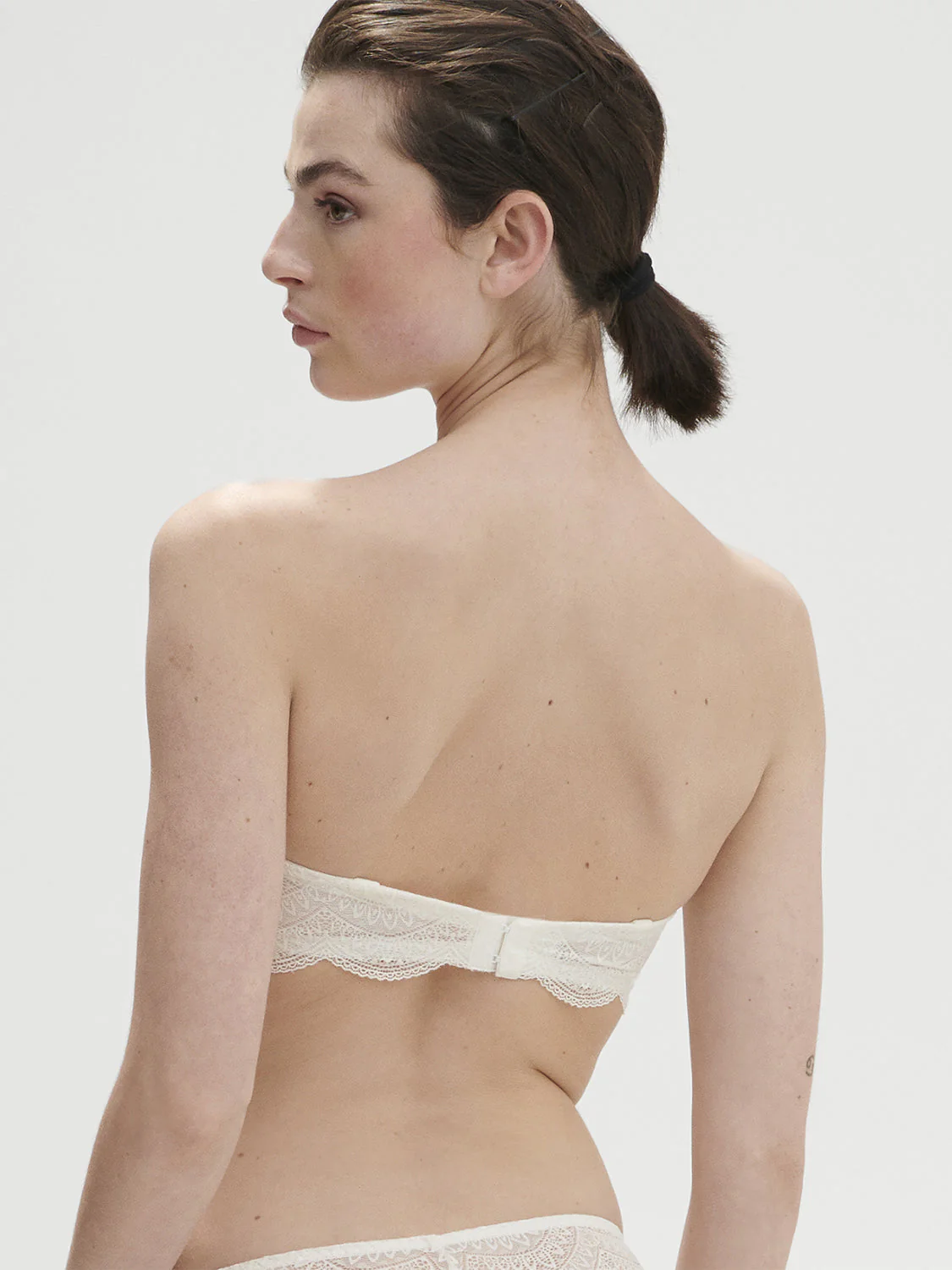 Strapless plunge bra - Natural - Image 7