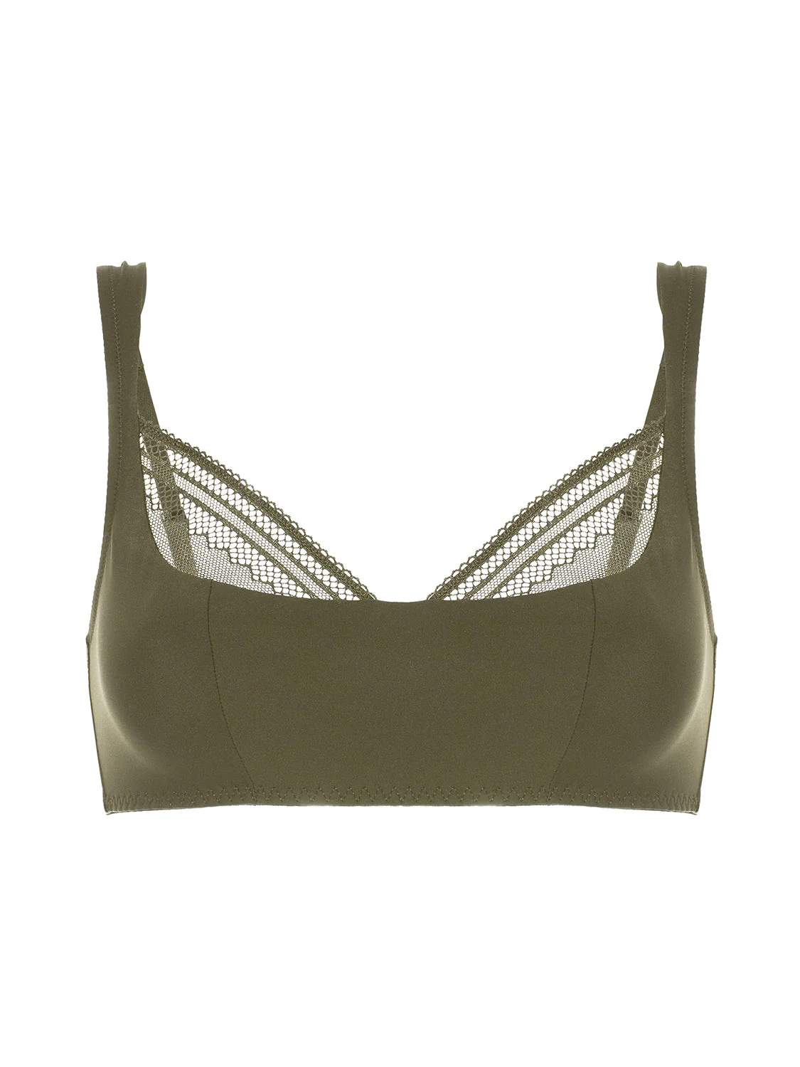 Structured wireless bra - Adventure Green - Image 11