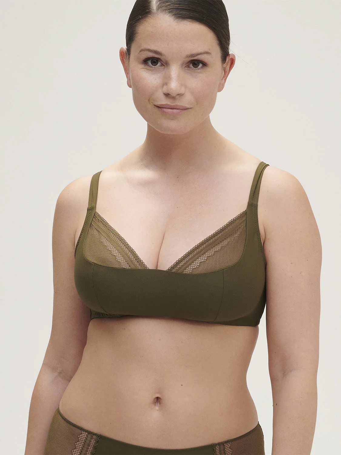 Structured wireless bra - Adventure Green - Image 6