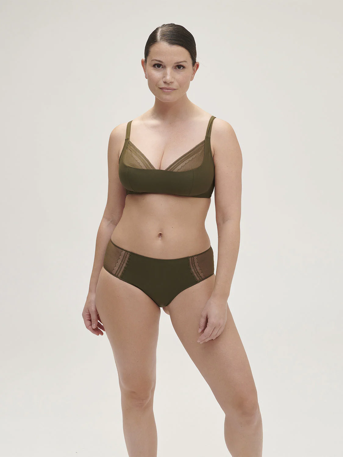 Structured wireless bra - Adventure Green - Image 8