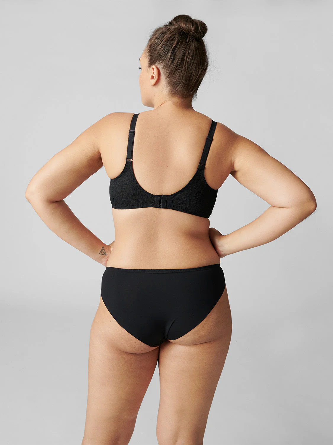 Structured wireless bra - Black - Image 10