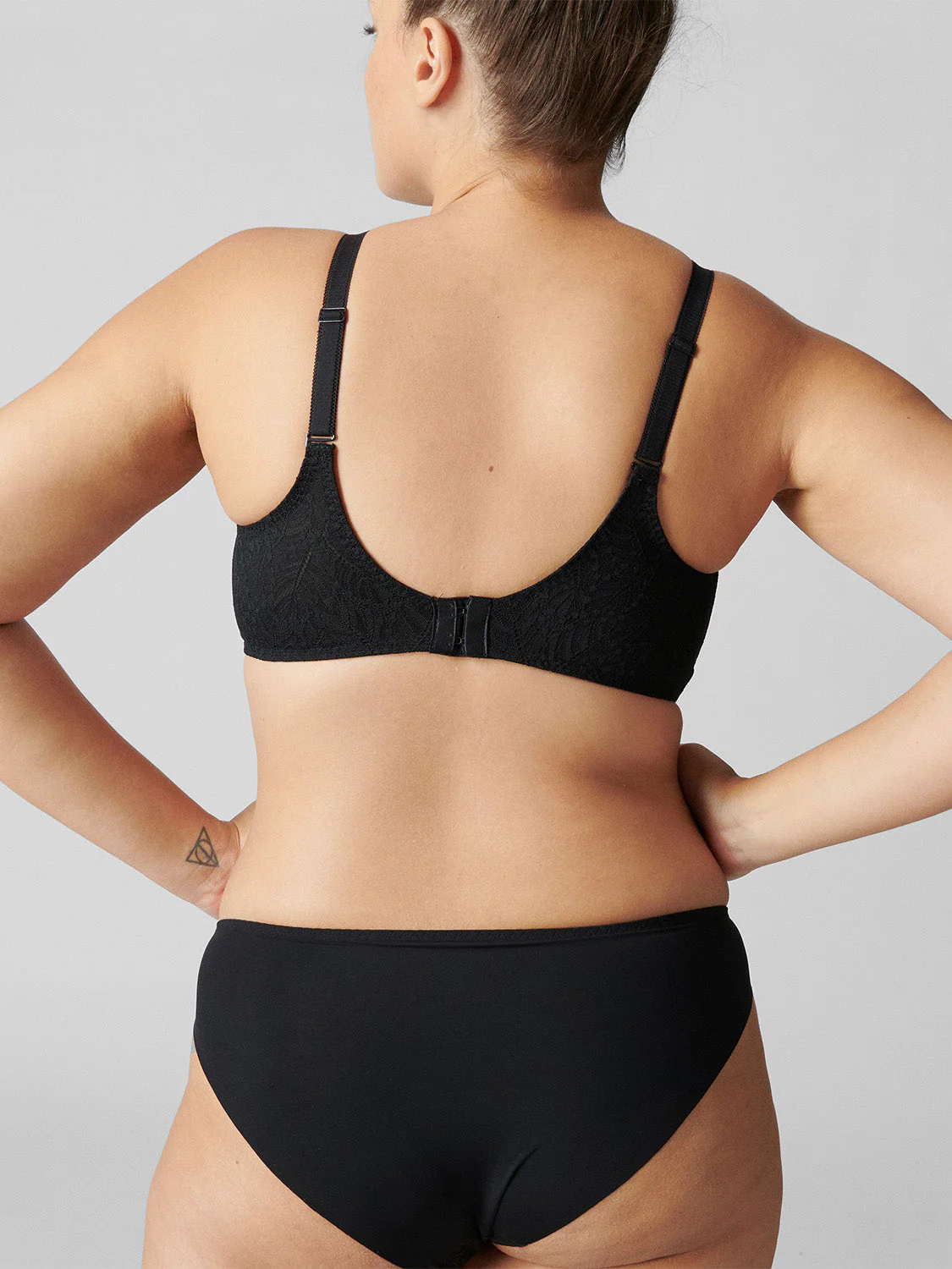 Structured wireless bra - Black - Image 11