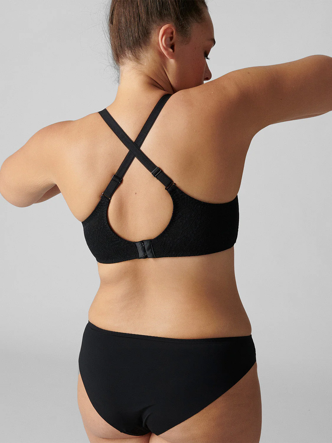 Structured wireless bra - Black - Image 13