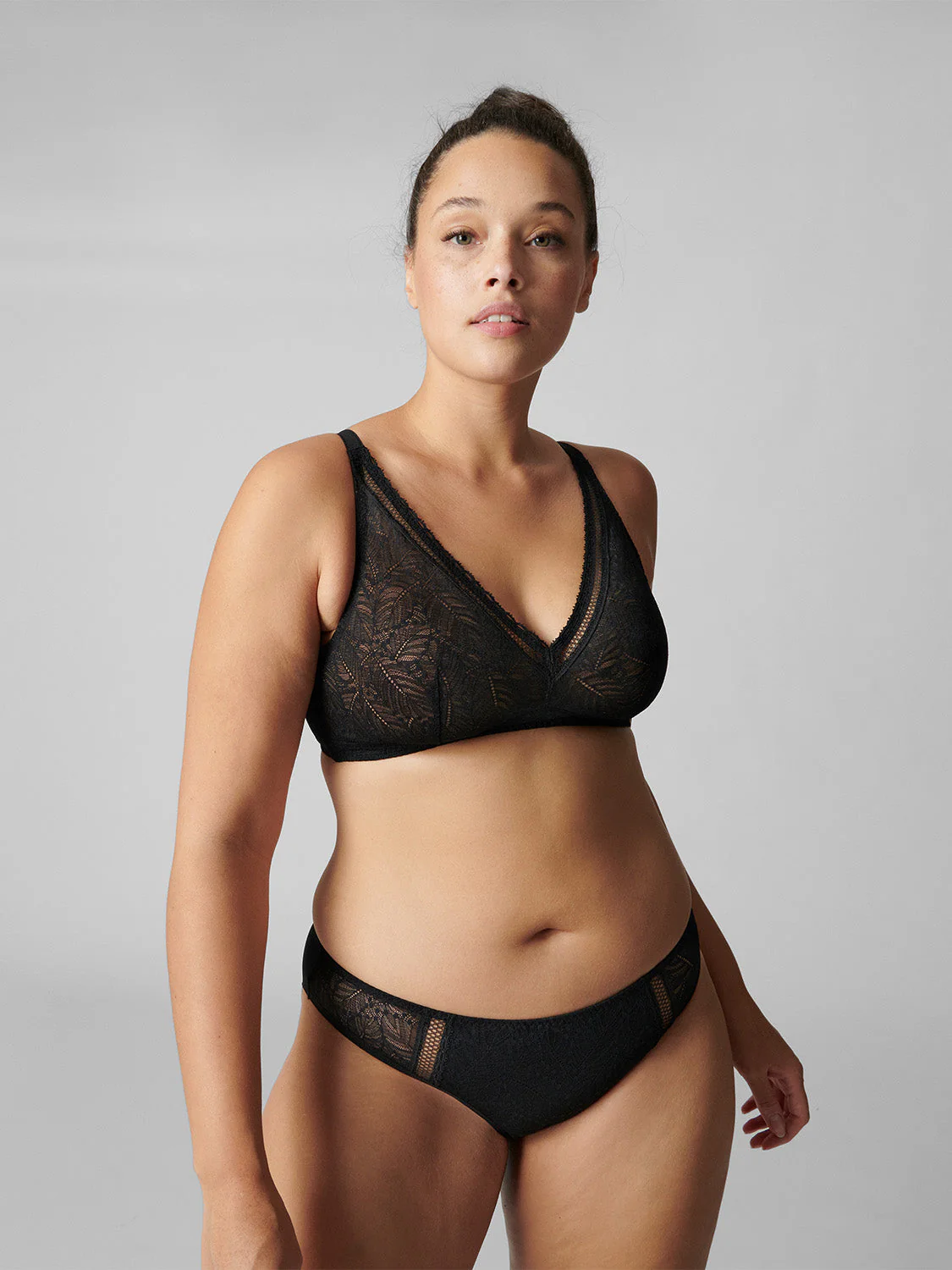 Structured wireless bra - Black - Image 8