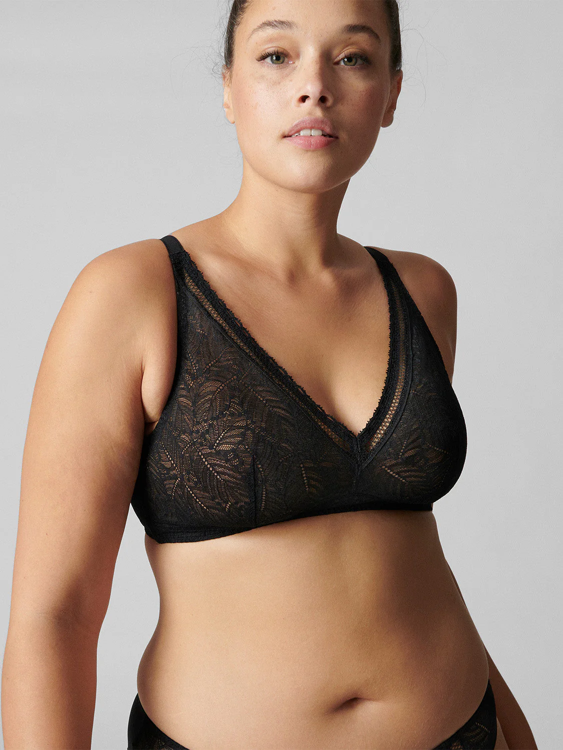 Structured wireless bra - Black - Image 9