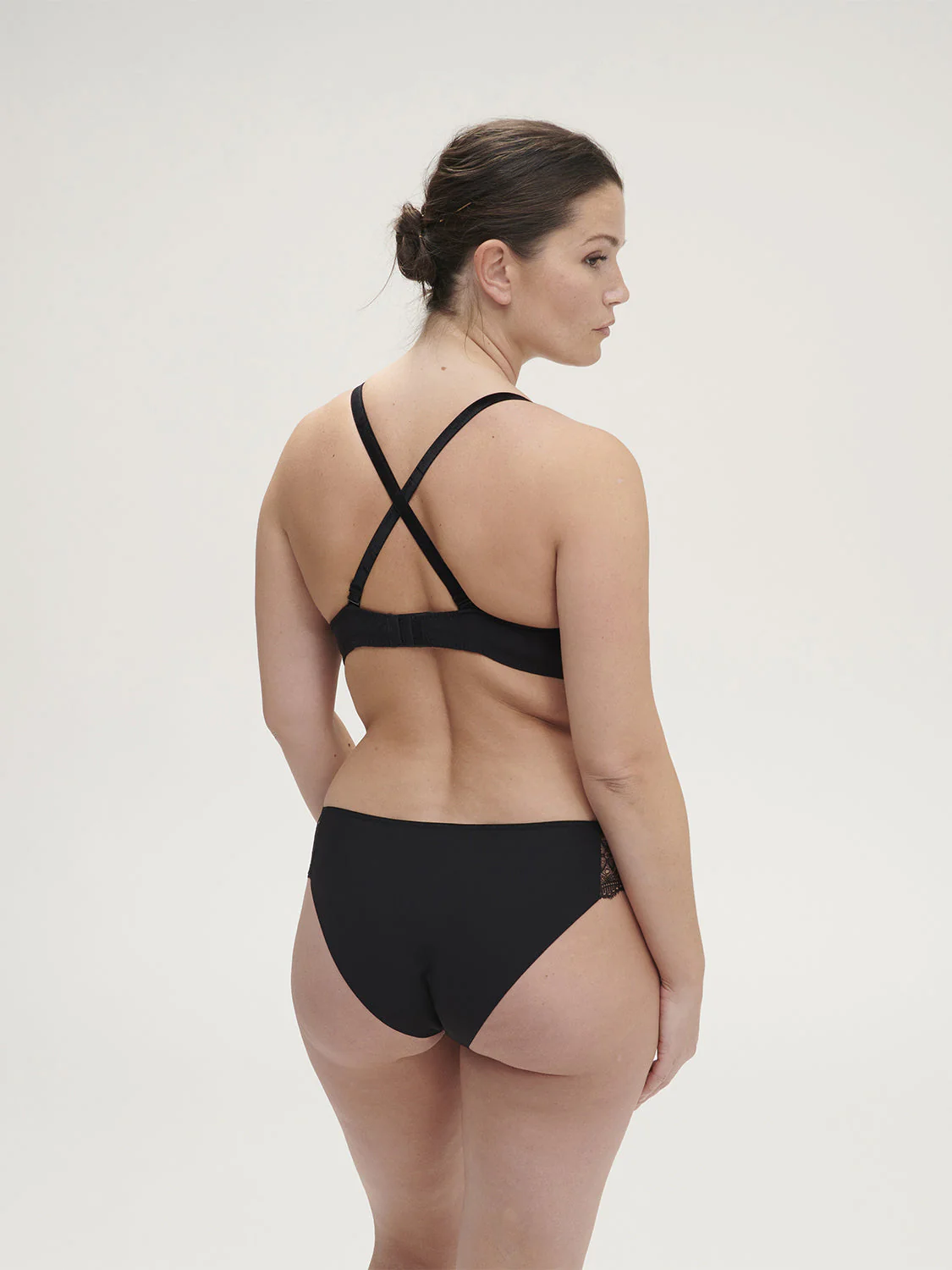 Structured wireless bra - Black - Image 12