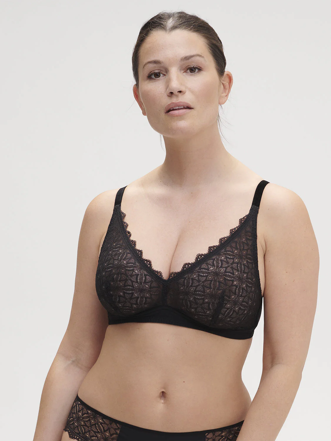 Structured wireless bra - Black - Image 7