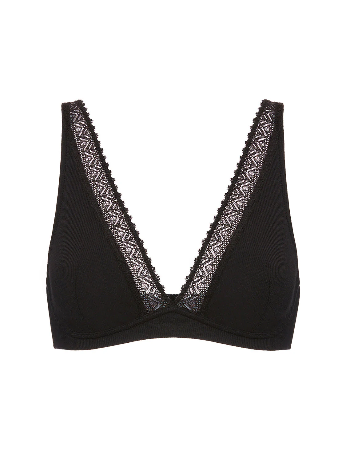 Structured wireless bra - Black - Image 11