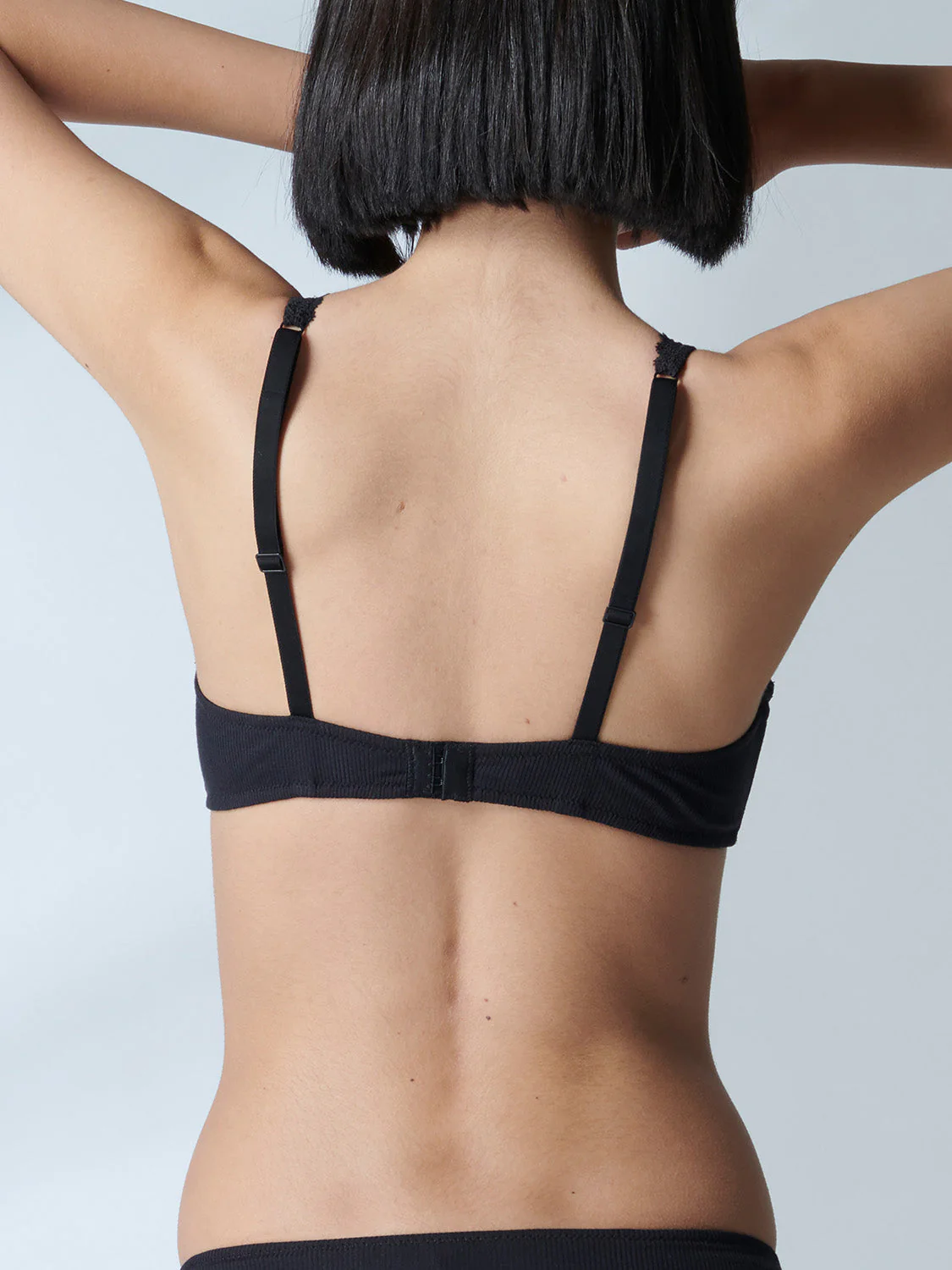 Structured wireless bra - Black - Image 5
