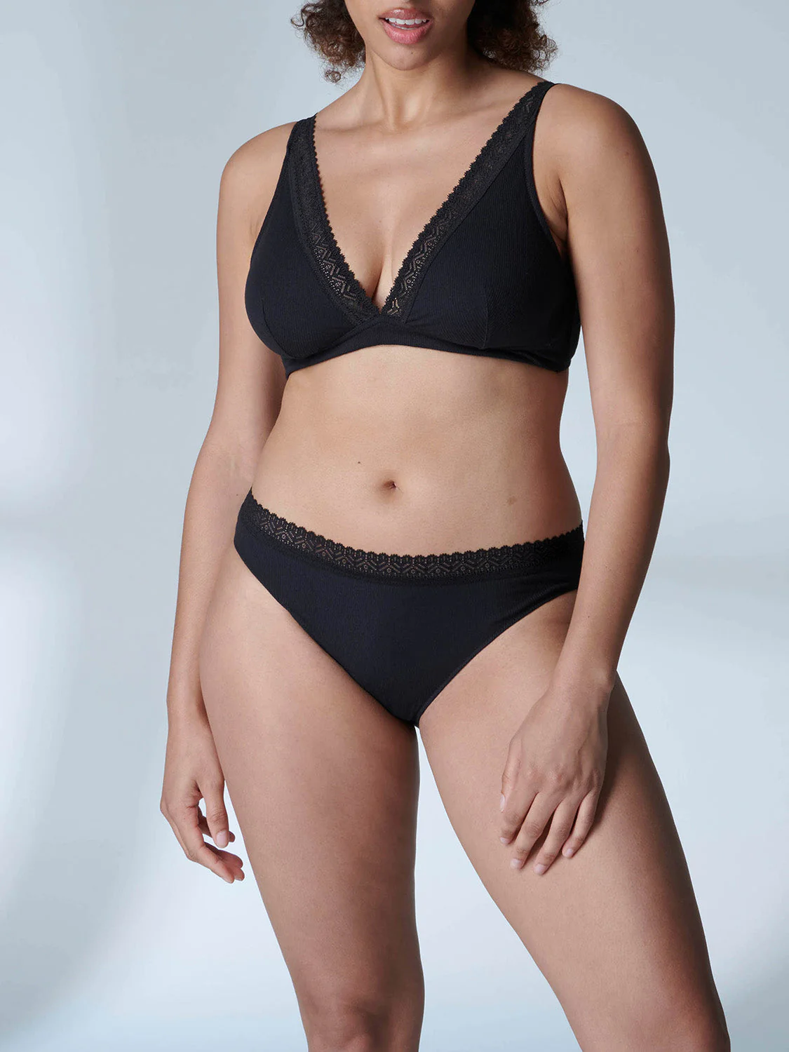 Structured wireless bra - Black - Image 7