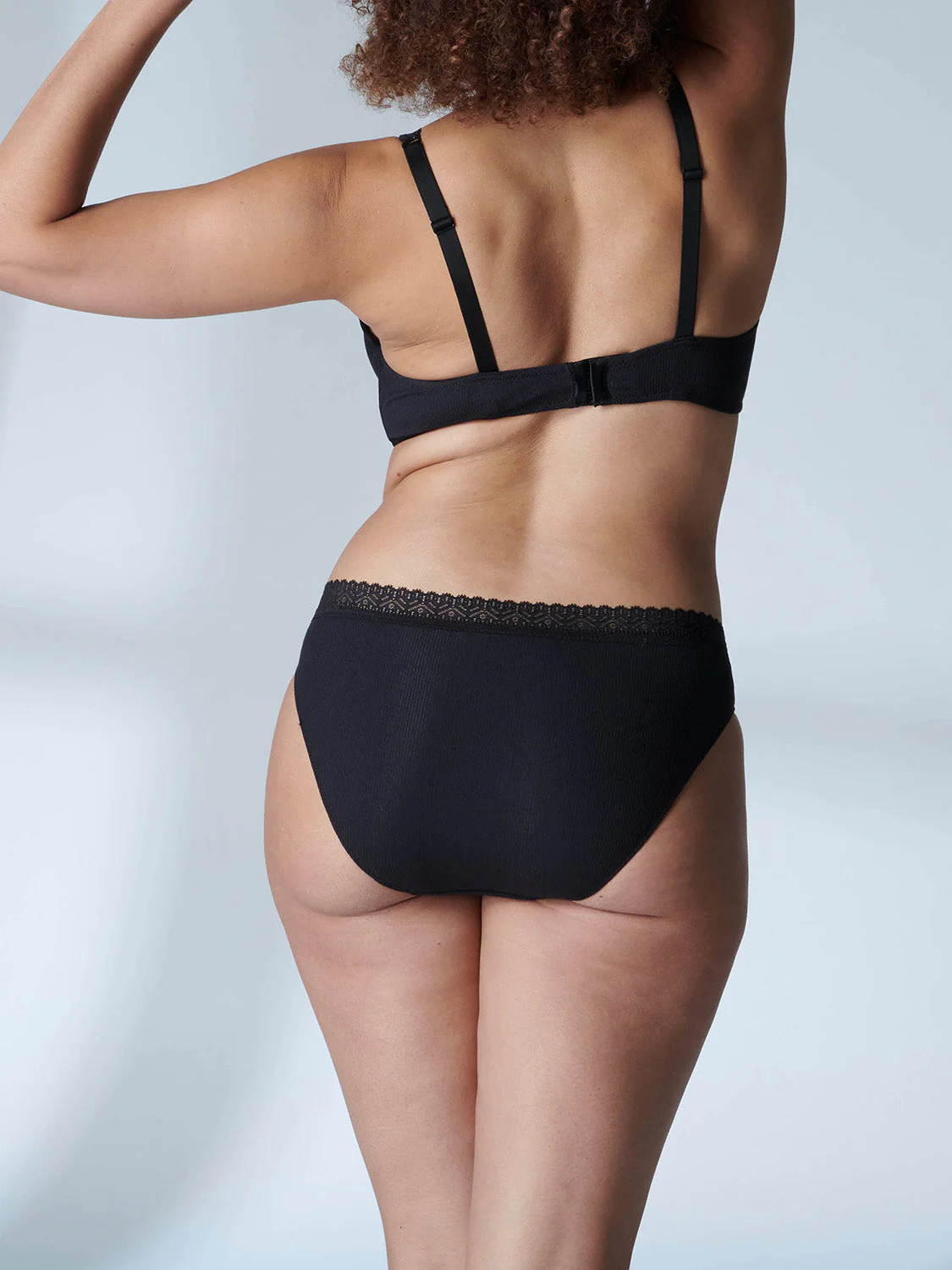 Structured wireless bra - Black - Image 9