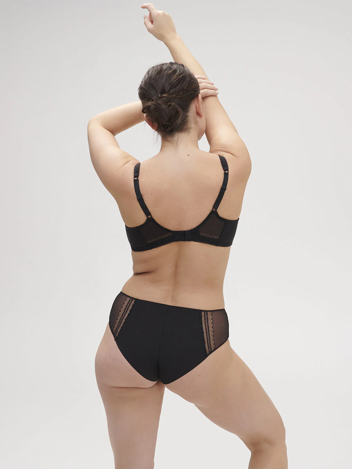 Structured wireless bra - Black - Image 9