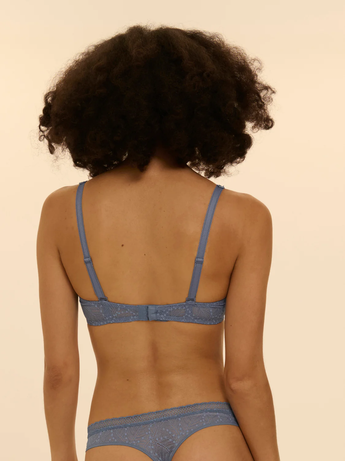 Structured wireless bra - Chambray Blue - Image 2