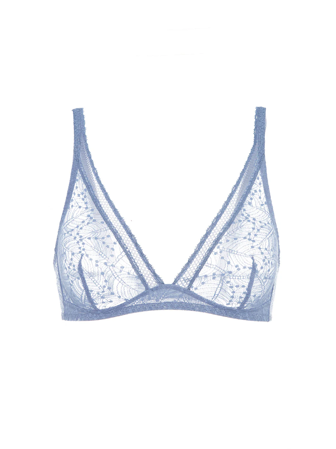 Structured wireless bra - Chambray Blue - Image 6