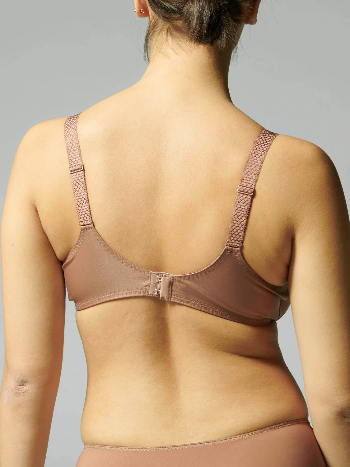 Structured wireless bra - Coco brown - Image 10
