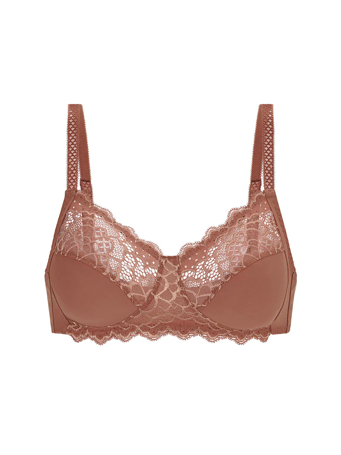 Structured wireless bra - Coco brown - Image 11