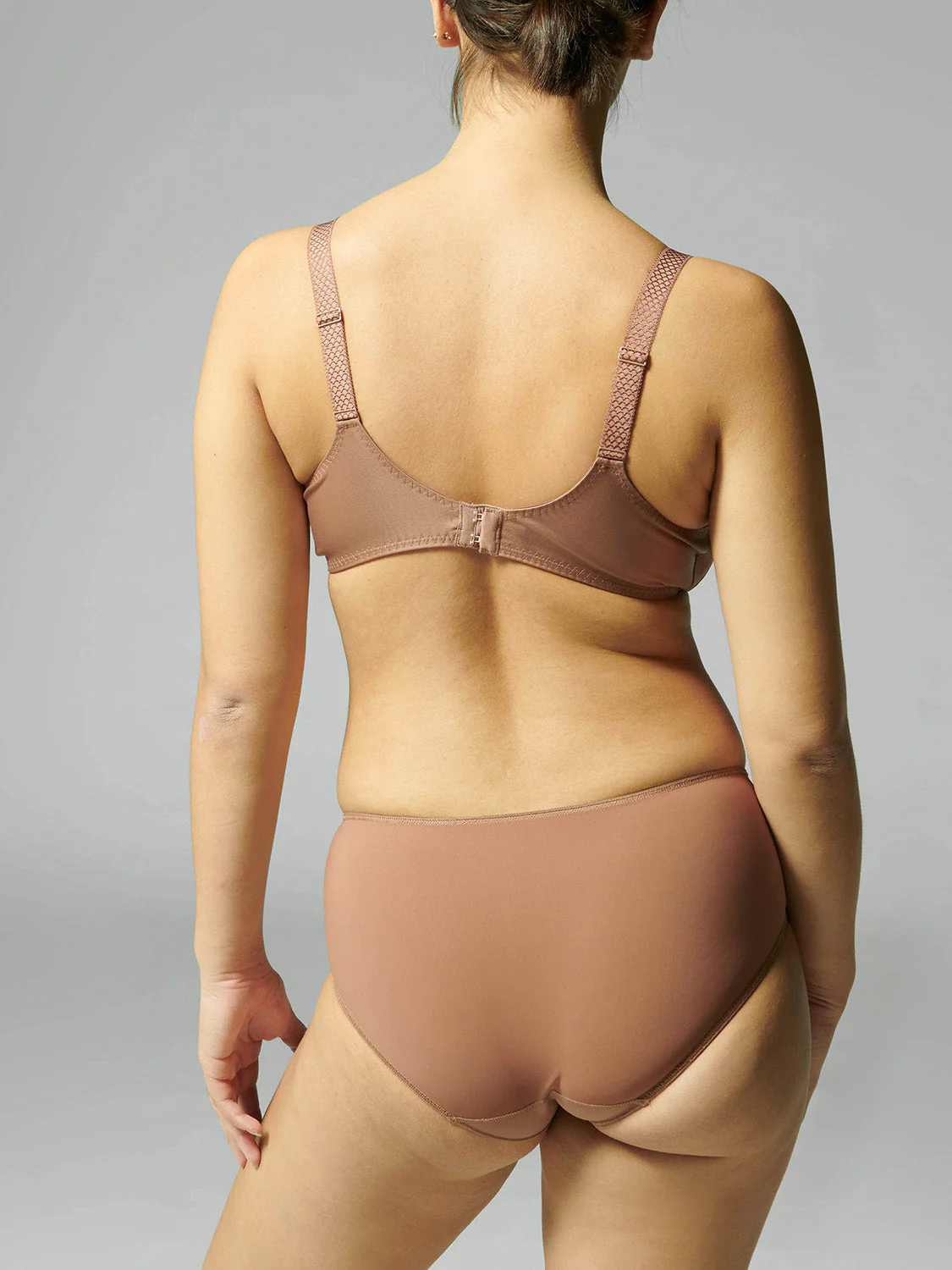 Structured wireless bra - Coco brown - Image 9