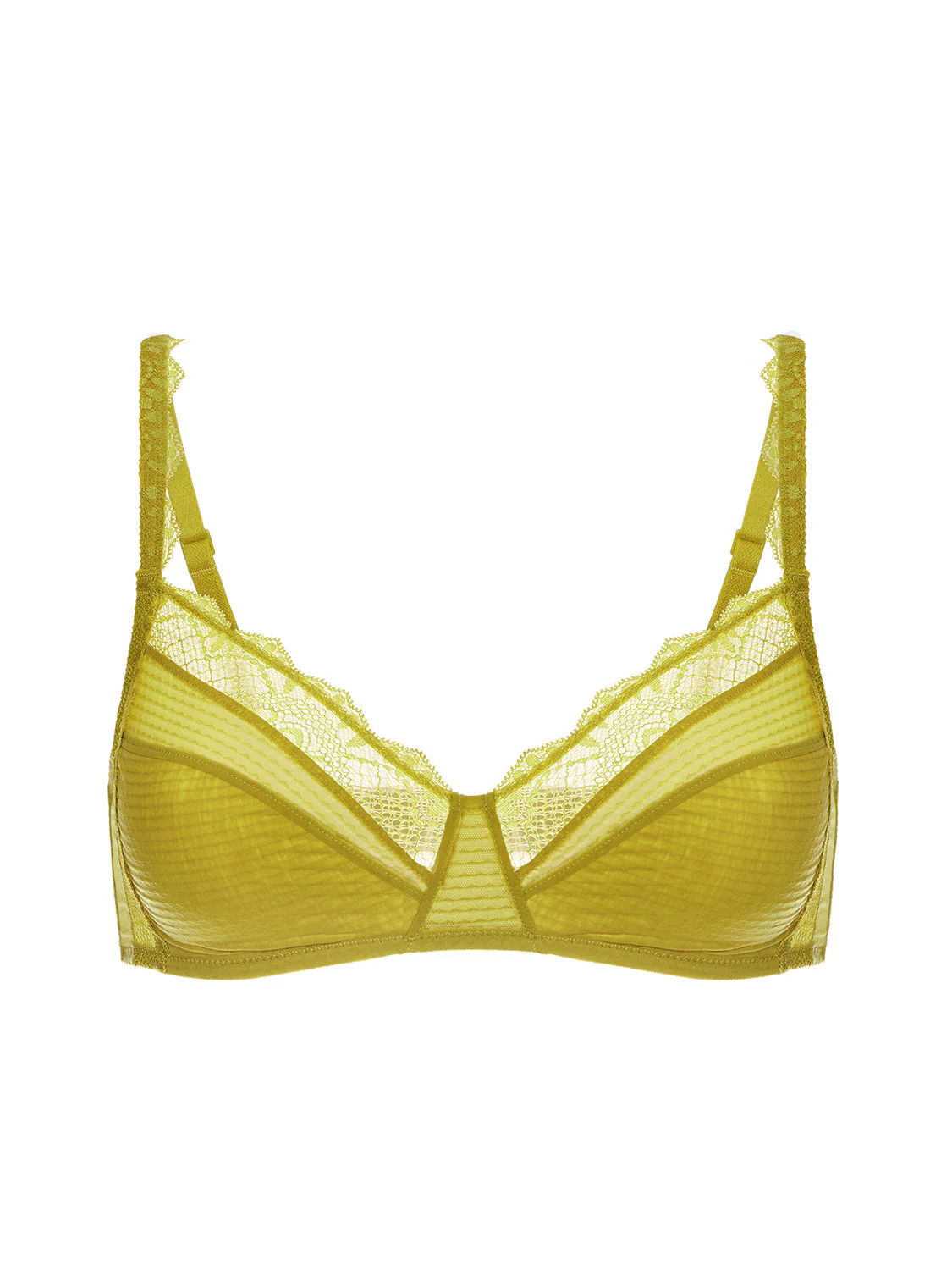 Structured wireless bra - Matcha - Image 12