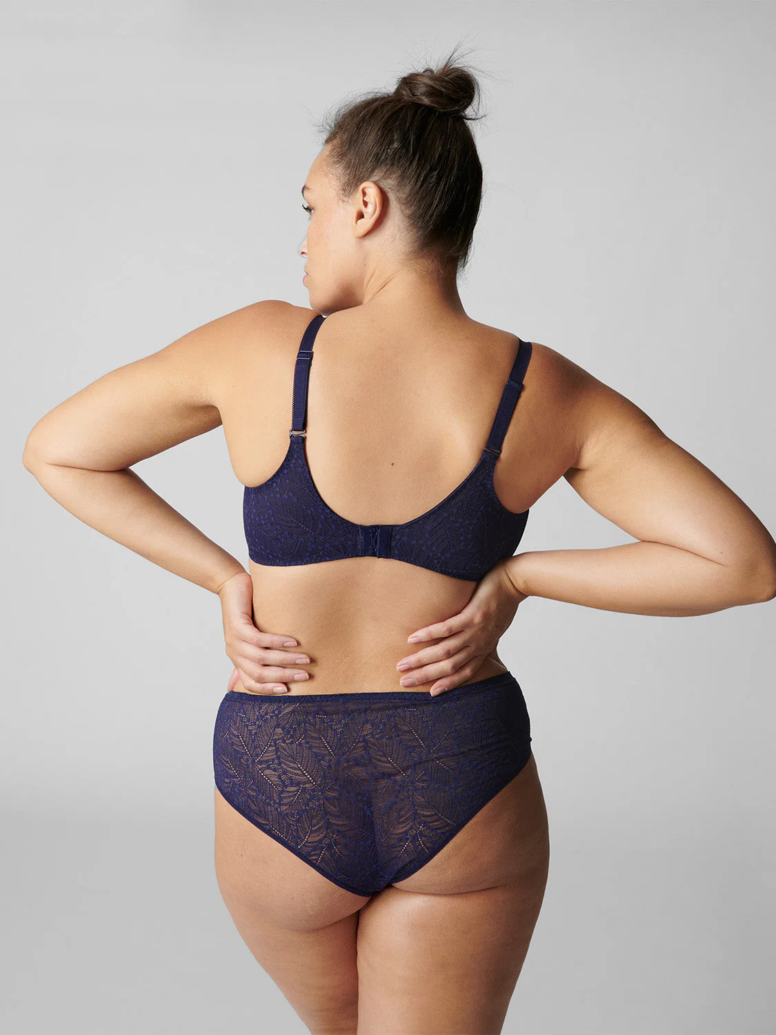 Structured wireless bra - Midnight - Image 10