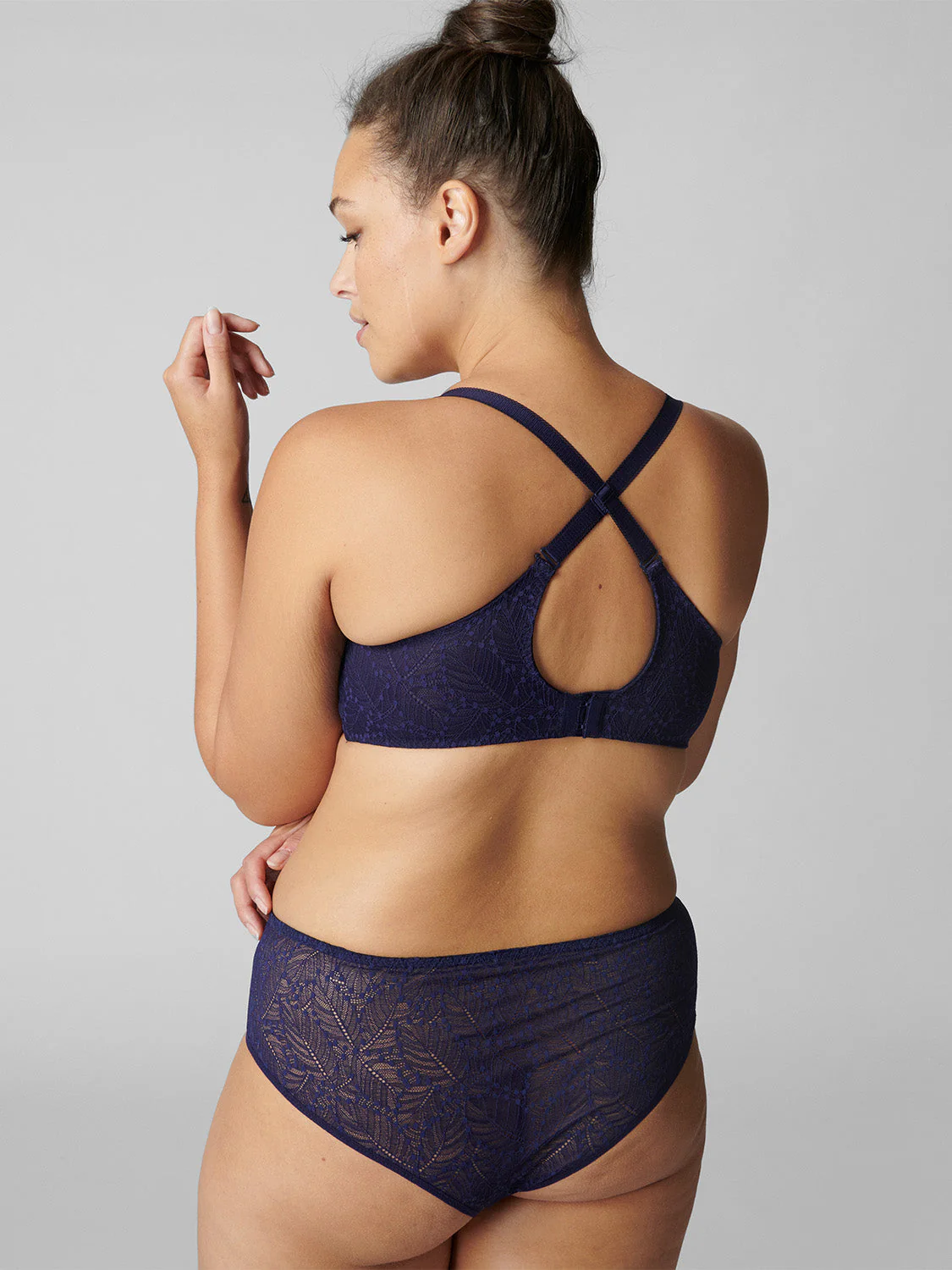 Structured wireless bra - Midnight - Image 12