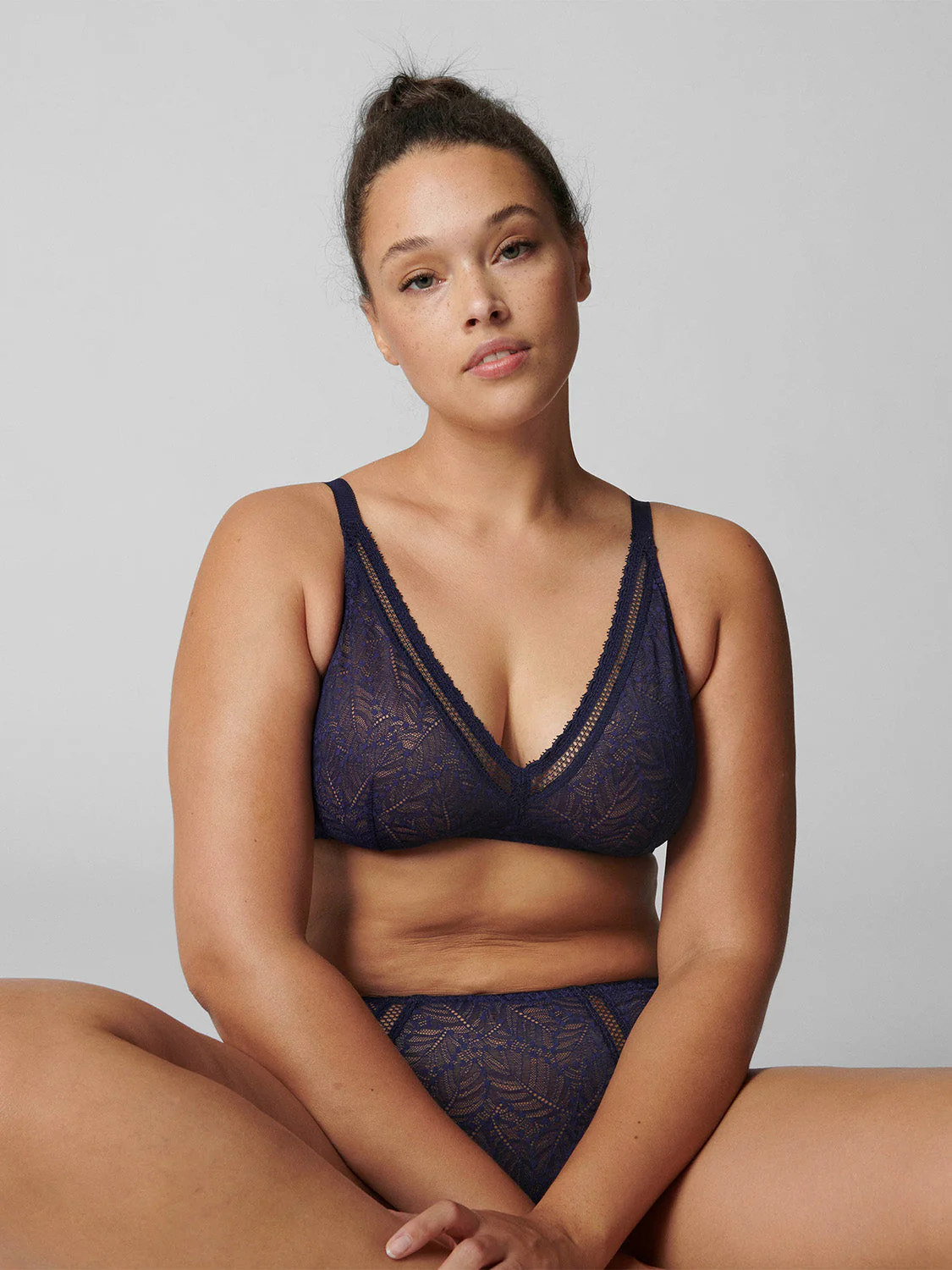 Structured wireless bra - Midnight - Image 7