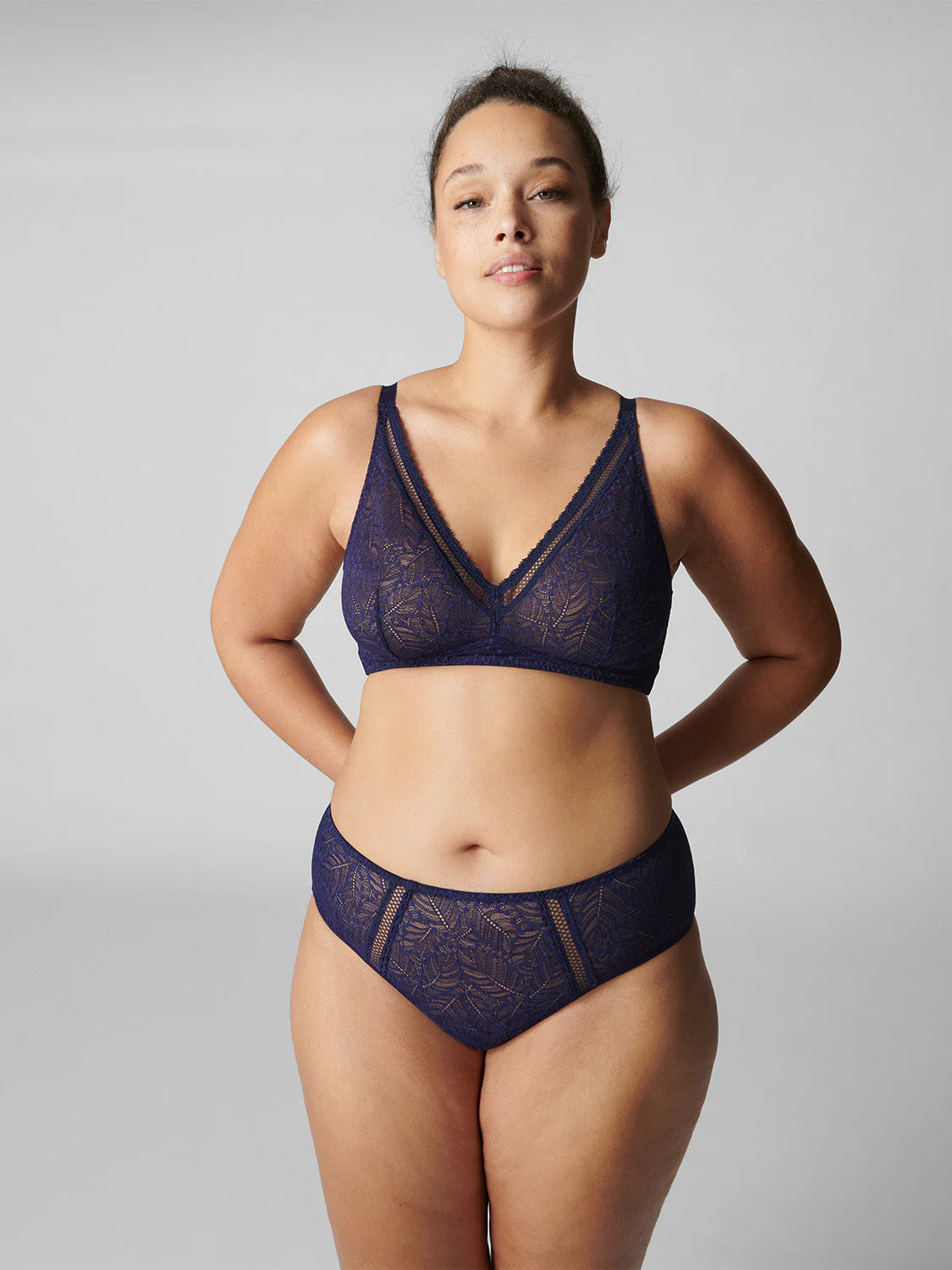 Structured wireless bra - Midnight - Image 8