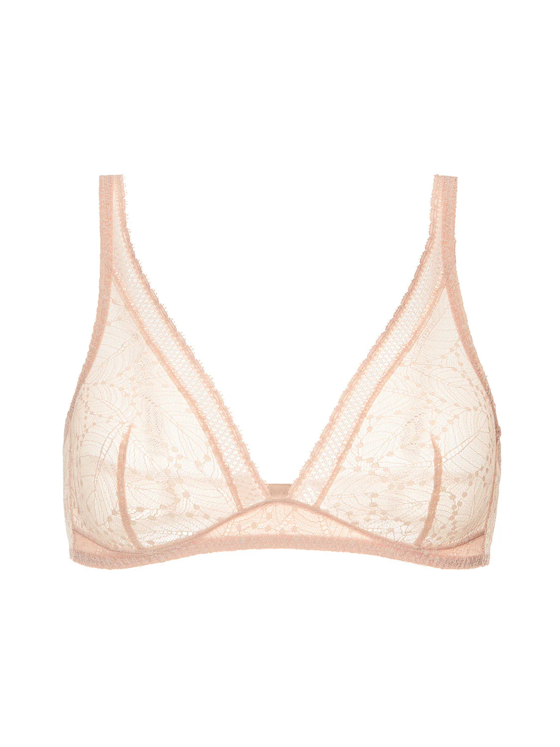 Structured wireless bra - Pinky Sand - Image 9